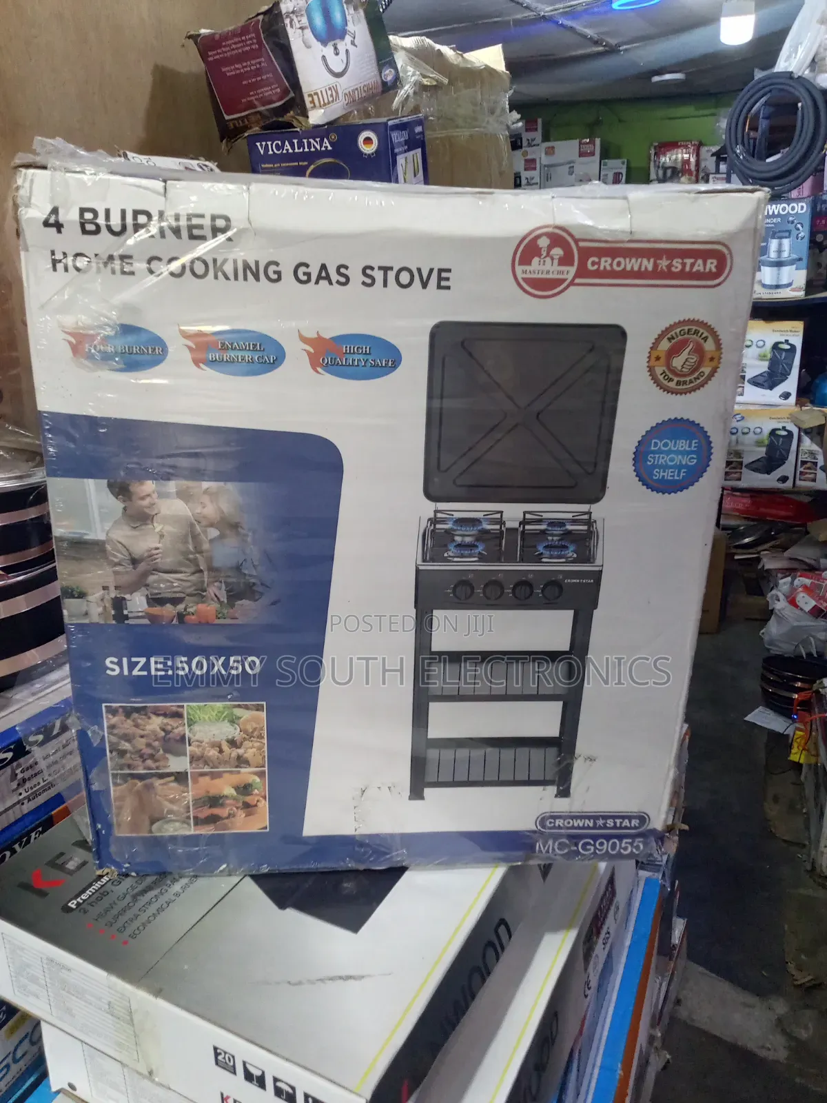 Crown Star 4 Burnes Gas Cooker