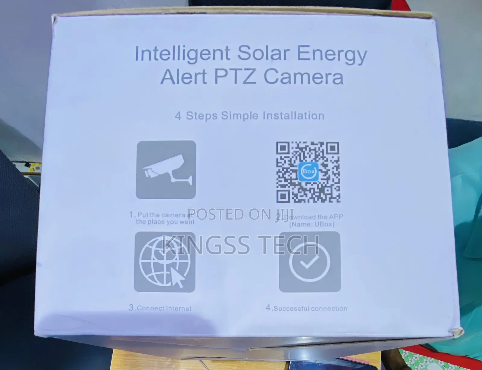 Hd Intelligent Solar Energy Alert PTZ Wi-Fi Camera