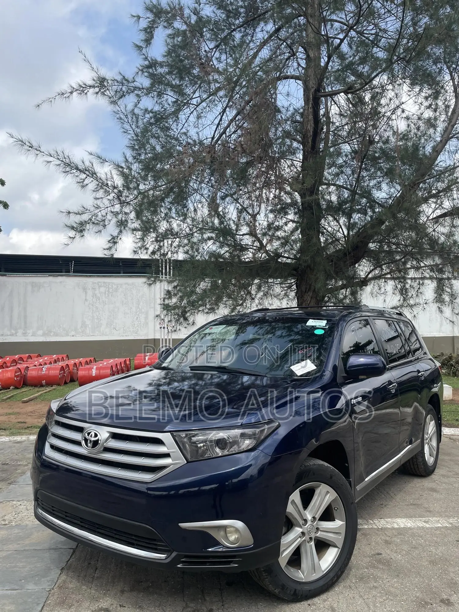 Toyota Highlander Limited 2012 Blue