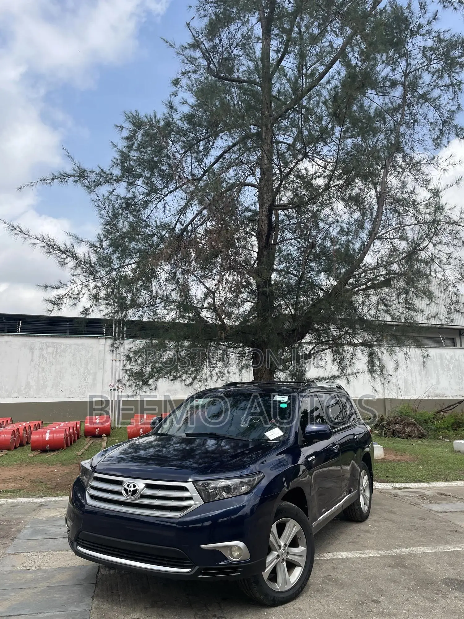 Toyota Highlander Limited 2012 Blue