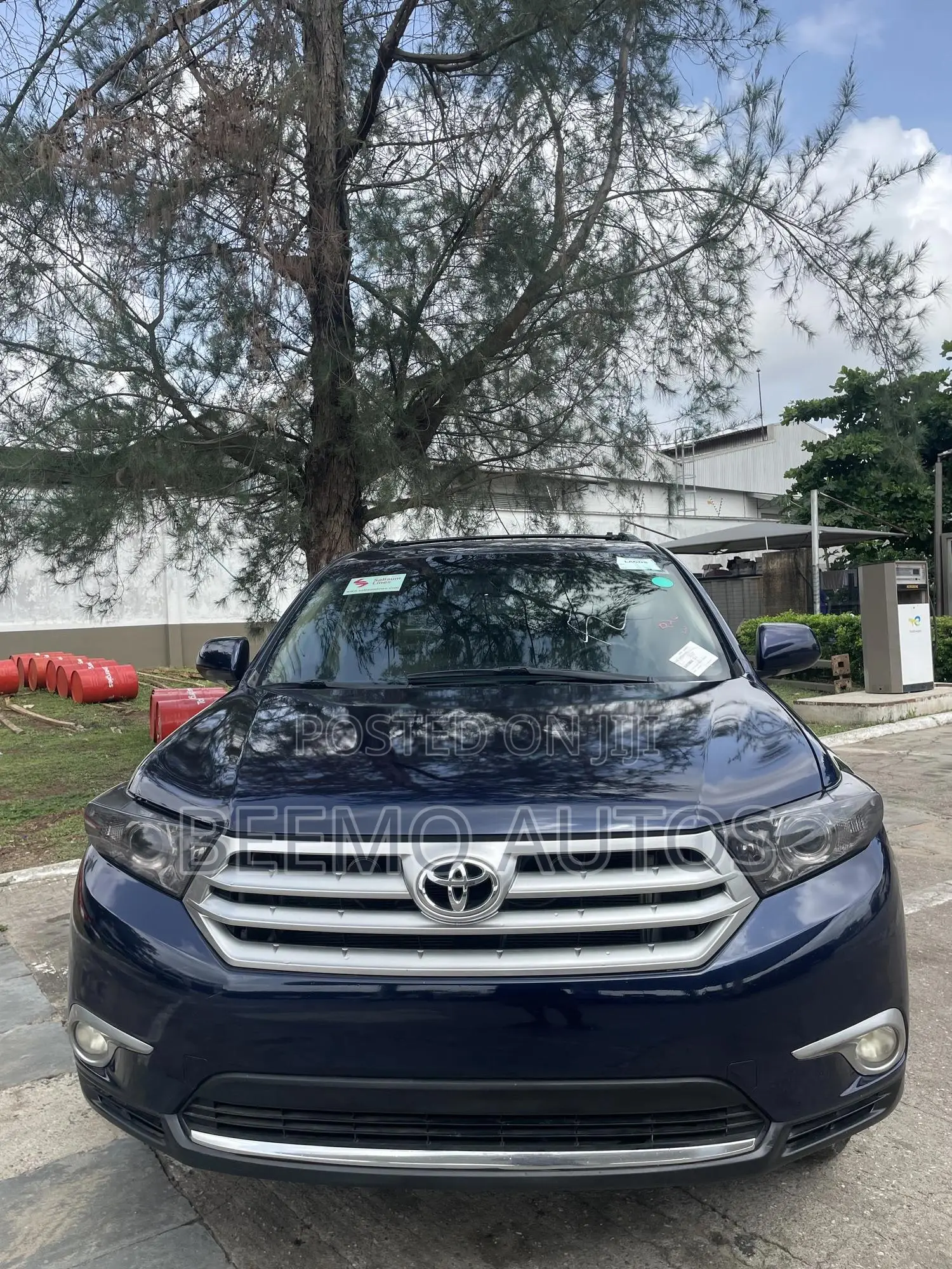 Toyota Highlander Limited 2012 Blue