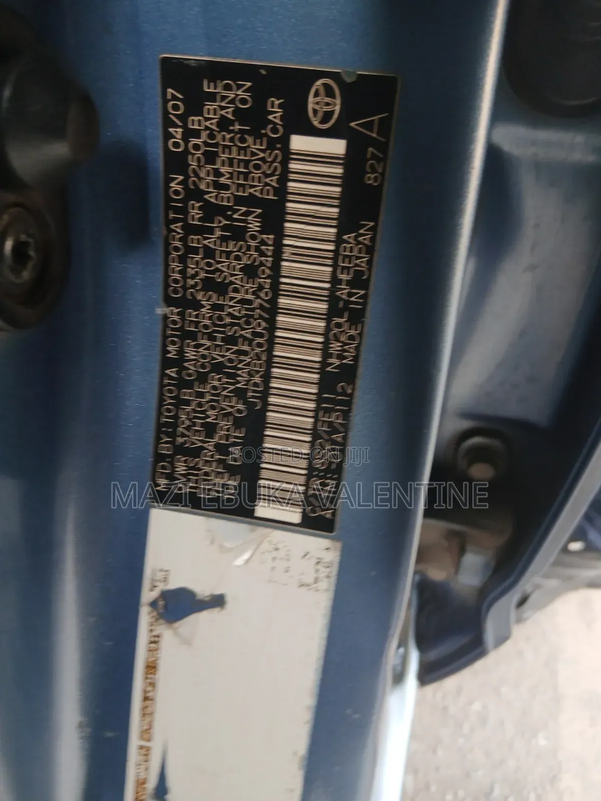 Toyota Prius 2007 Blue