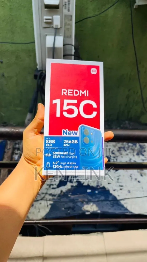 New Xiaomi Redmi 15C 4G 256 GB Black