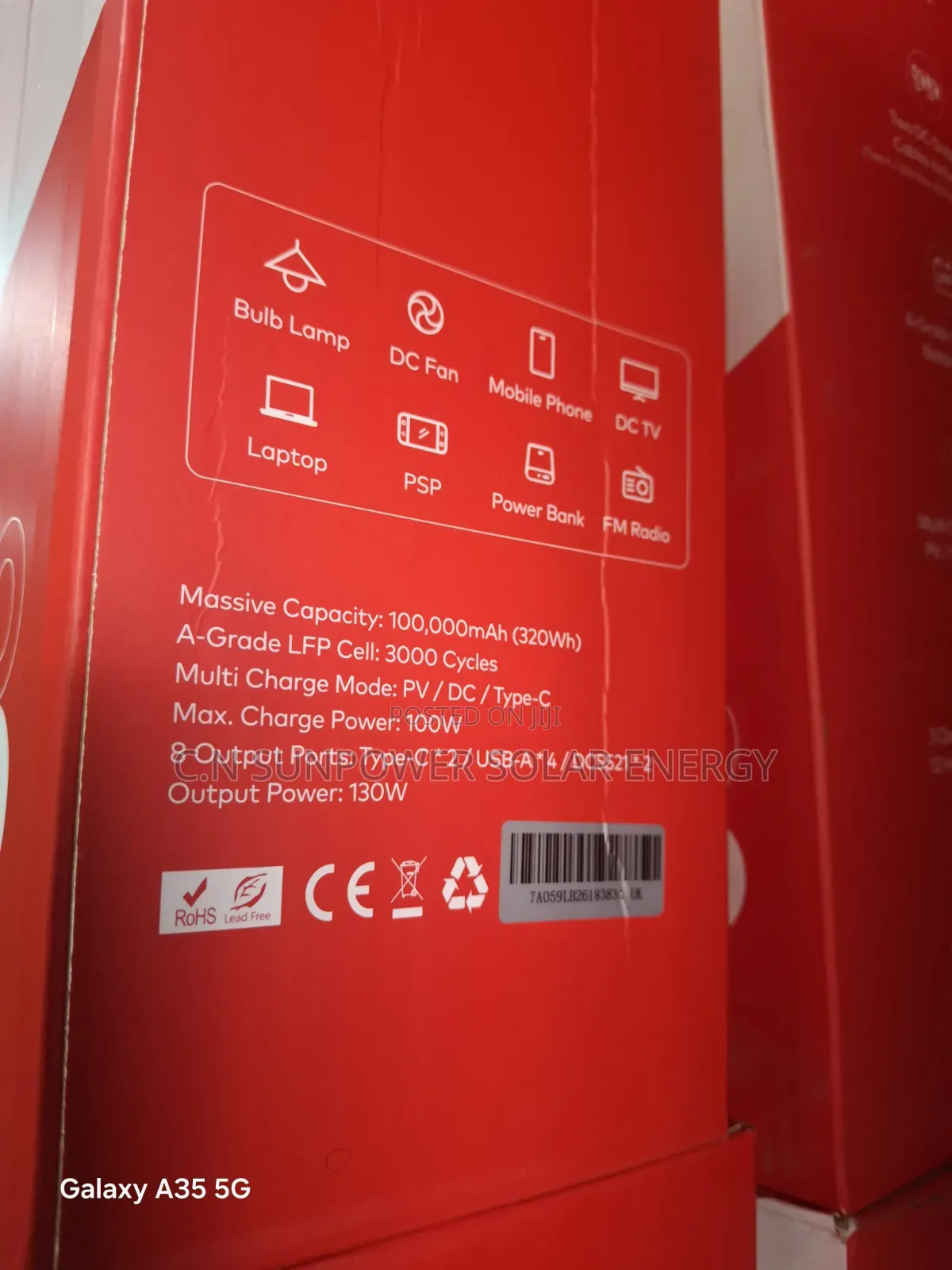 100,000mah/(320wh) Itel Power Go/Power Tank