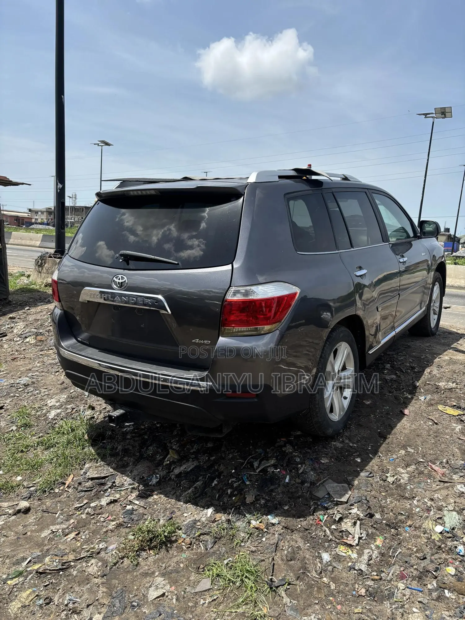 Toyota Highlander Limited 2012 Gray