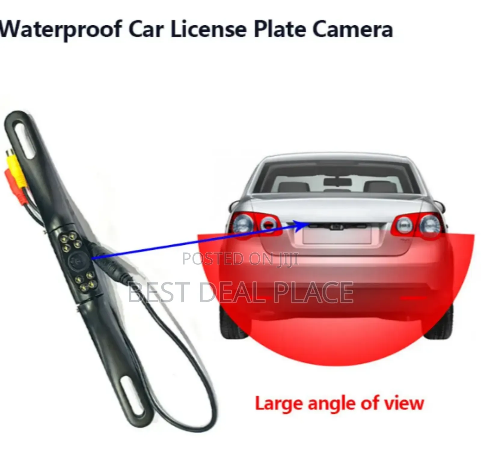 Hd Reverse Parking Camera With 8 Led Lights