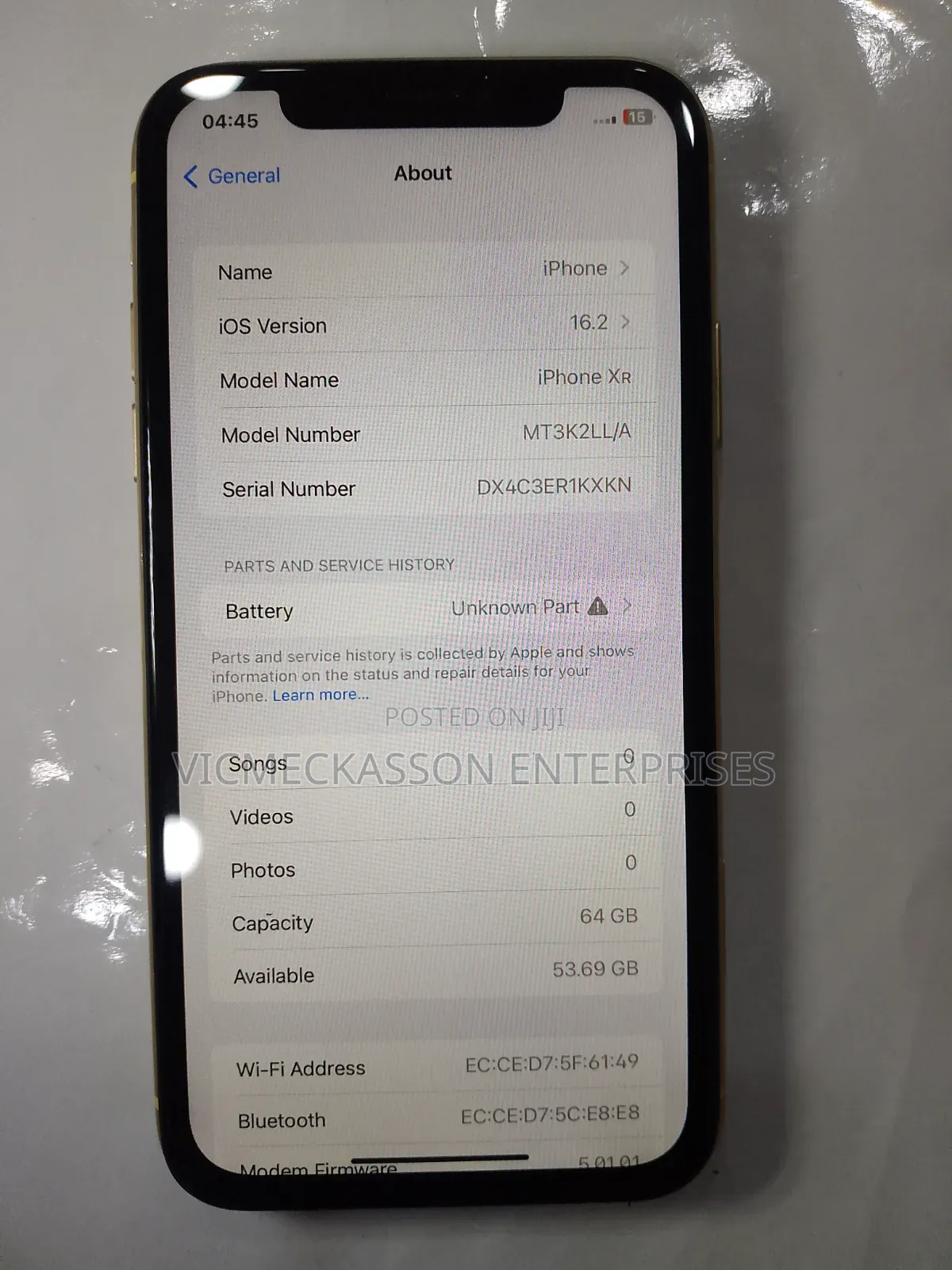 Apple iPhone XR 64 GB Yellow