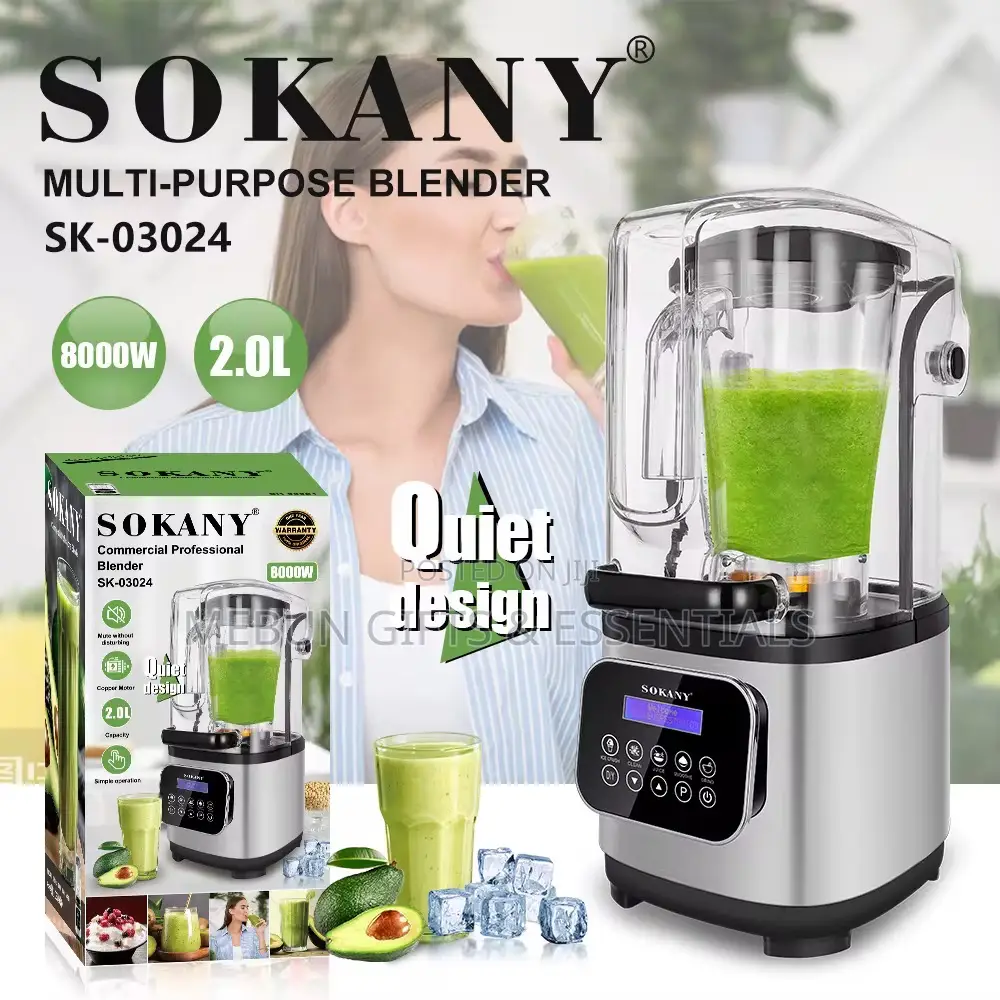Sokany Commercial Quiet Blender