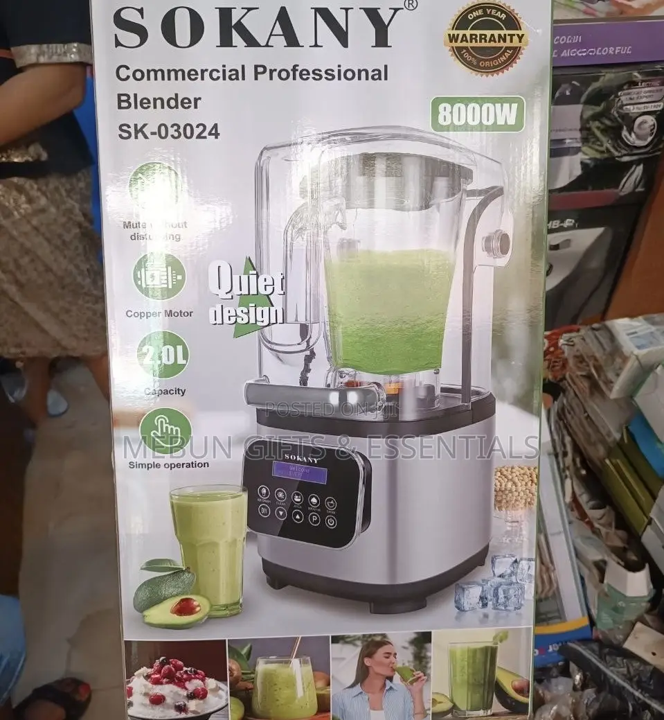 Sokany Commercial Quiet Blender