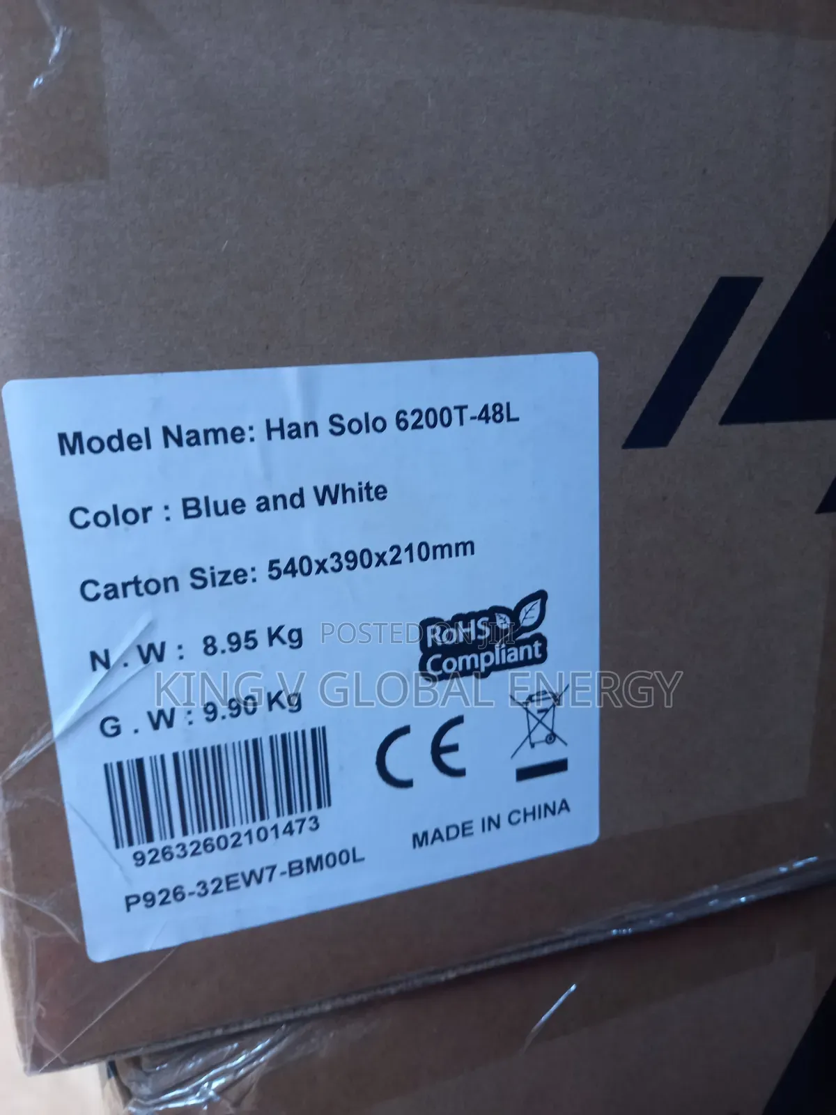 Bestcom Tech 6.2kva/48v Hybrid Solar Inverter