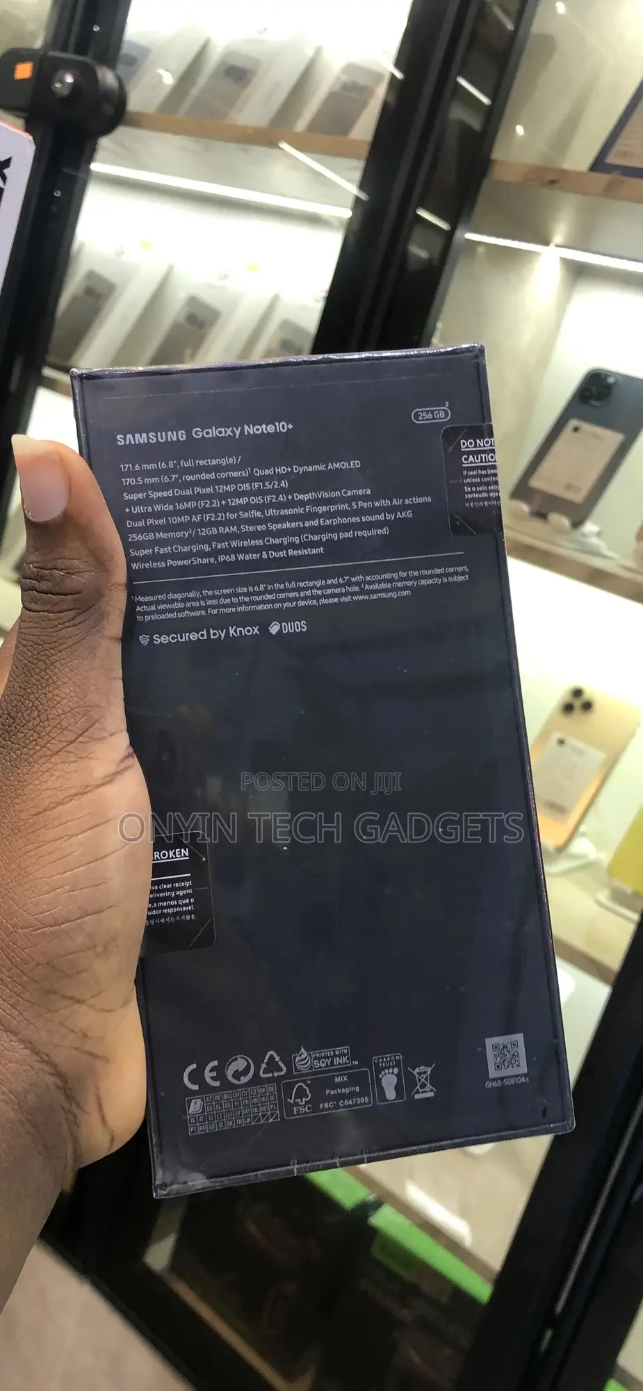 New Samsung Galaxy Note 10 Plus 256 GB Silver
