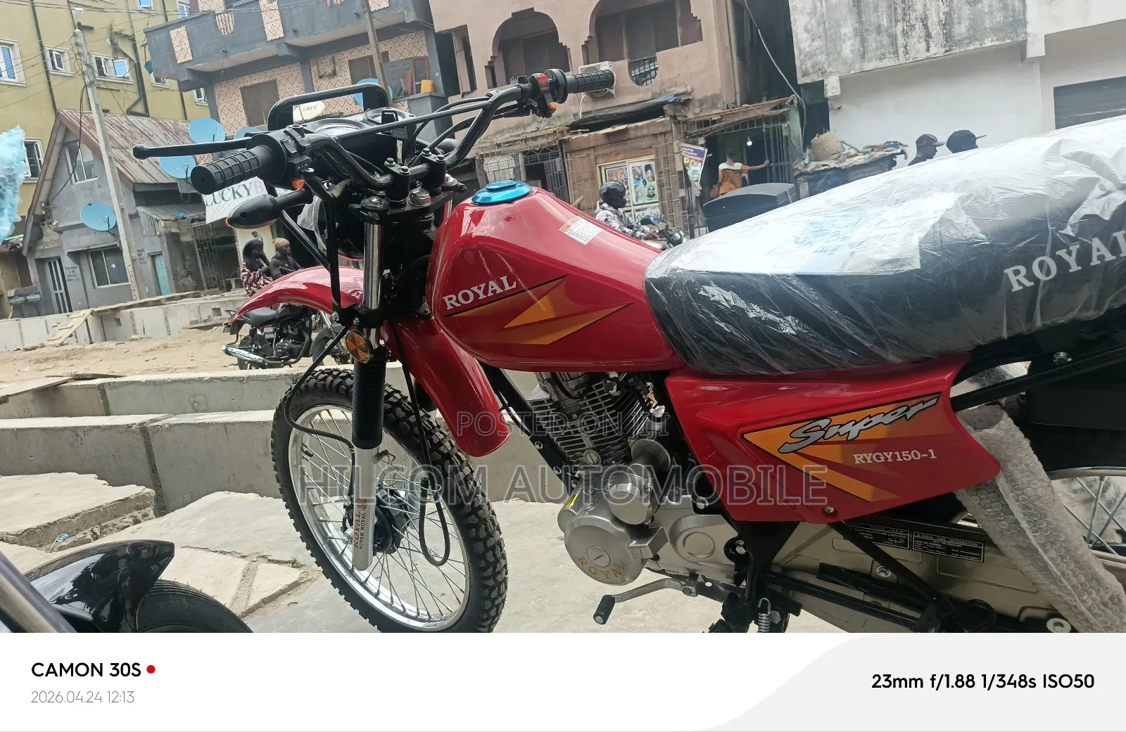 New Royal Motorcycle 2025 Red