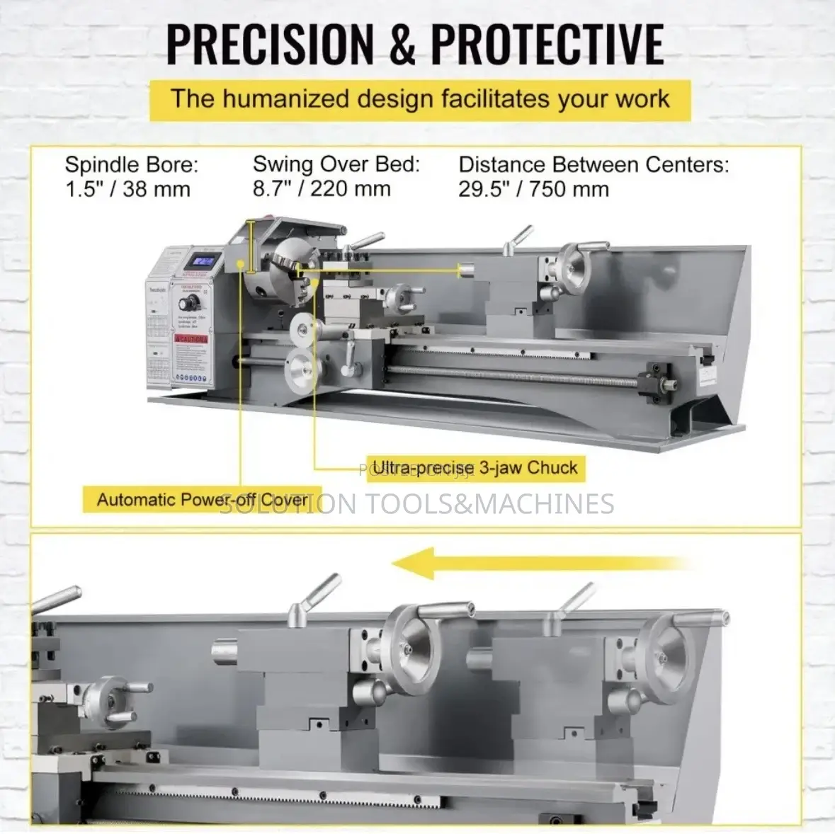 750mm Lathe Machine