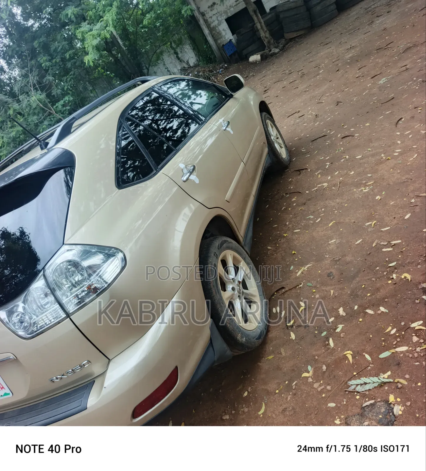 Lexus RX 2008 Gold