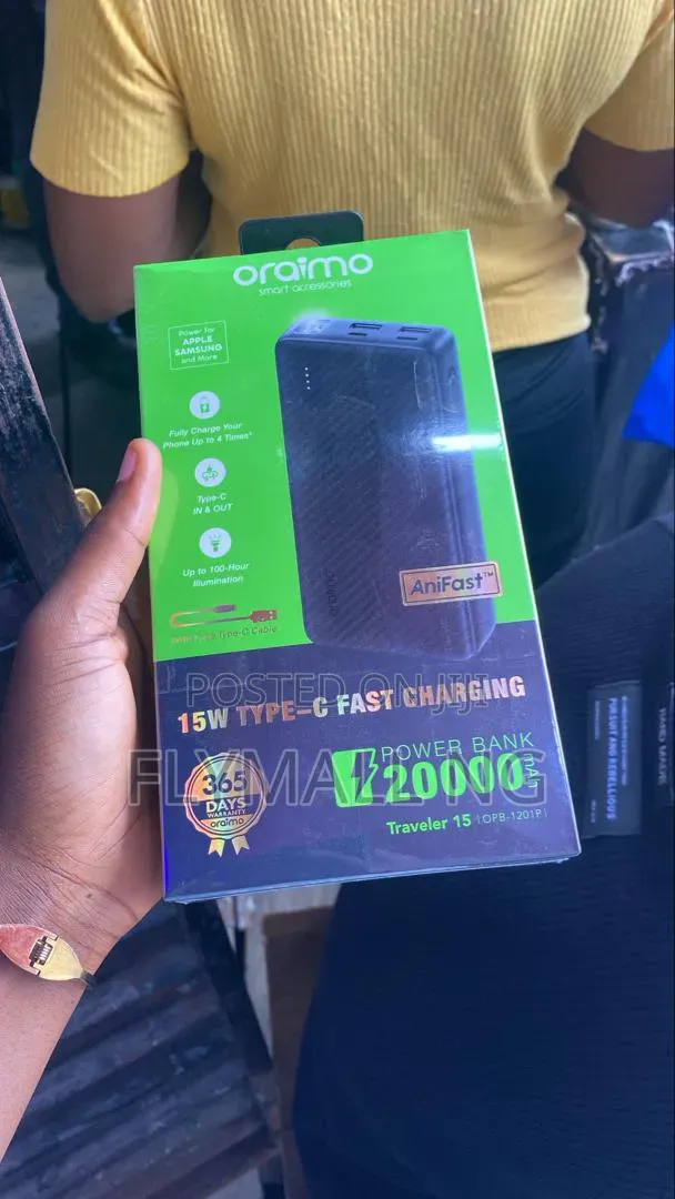 Oraimo Traveler 20,000mah Power Bank