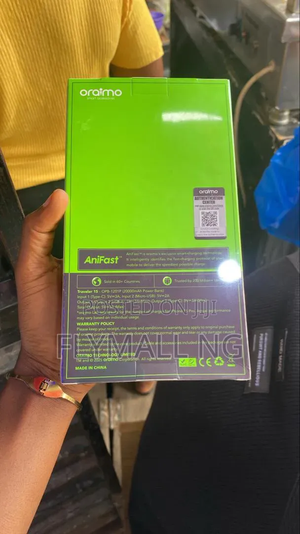Oraimo Traveler 20,000mah Power Bank