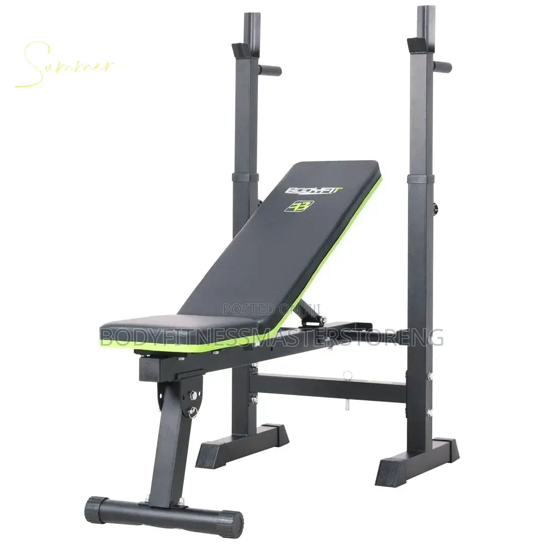 Adjustable Weight Lifting Bench With Stand