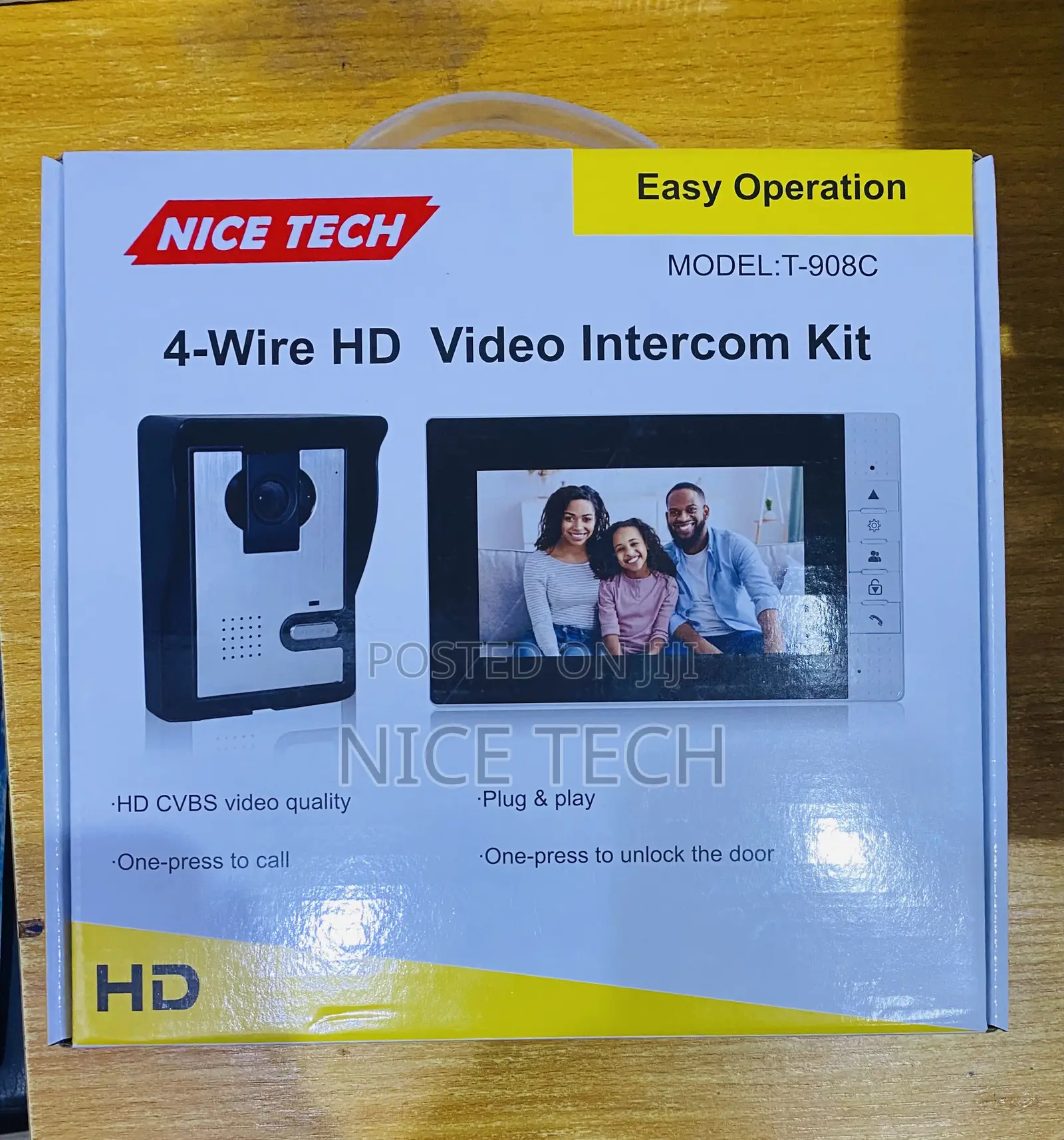 4wire Hd CVBS Video Intercom Kit