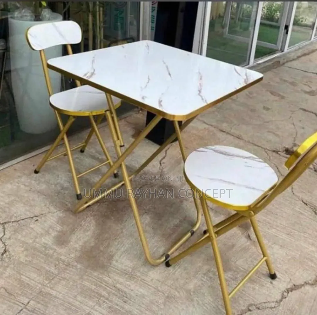 Marble Table and 2 Chairs