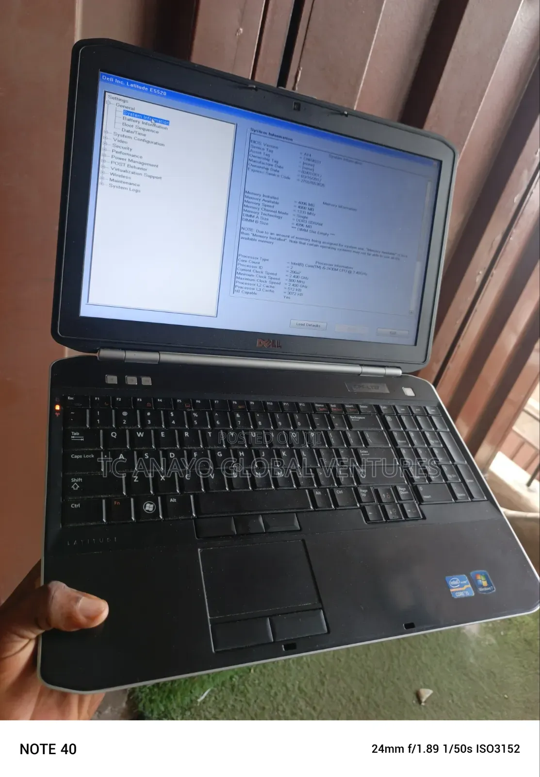 Laptop Dell Latitude 5520 8GB Intel Core i5 HDD 320GB