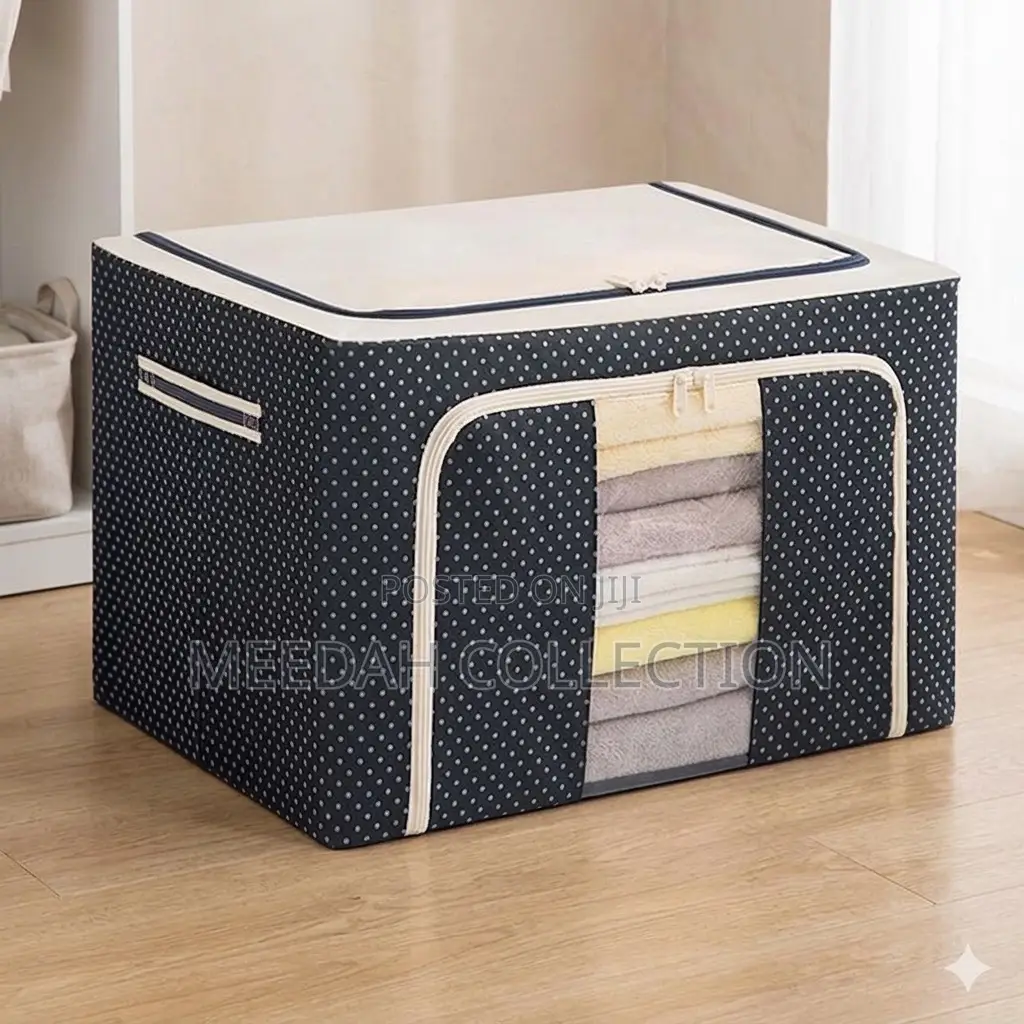 66l Premium Foldable Storage Bag – Dual Zipper Access