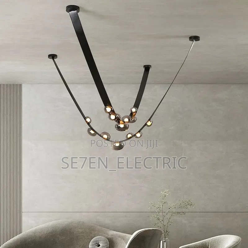 Nordic Leather Belt Chandelier