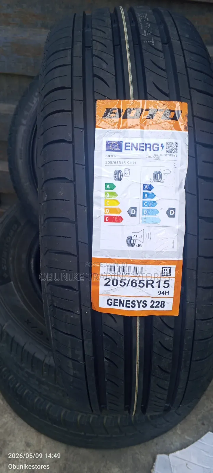 205/65r15 Boto Tyre