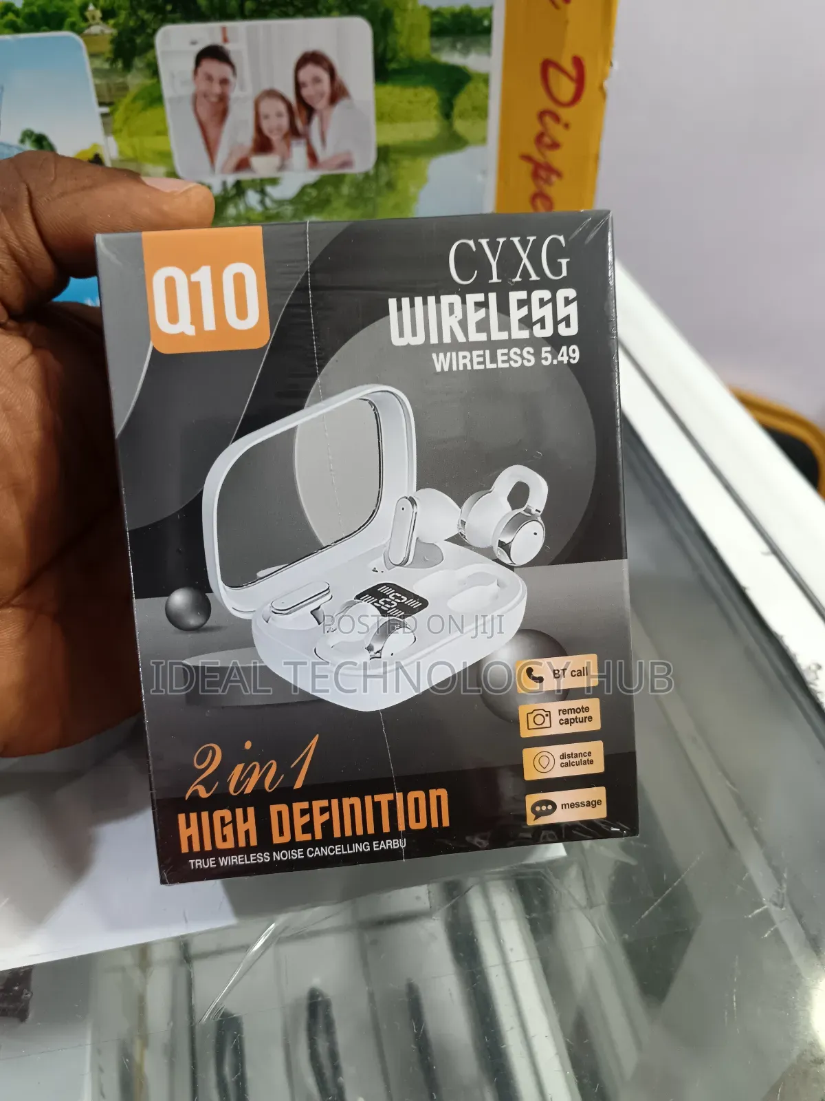 Q10 2 in 1 High Definition Wireless Earbud