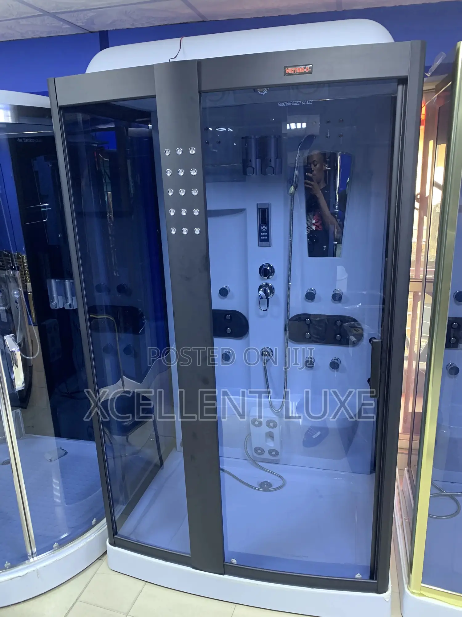 Steam Shower Room, English Standard. 120x90cm