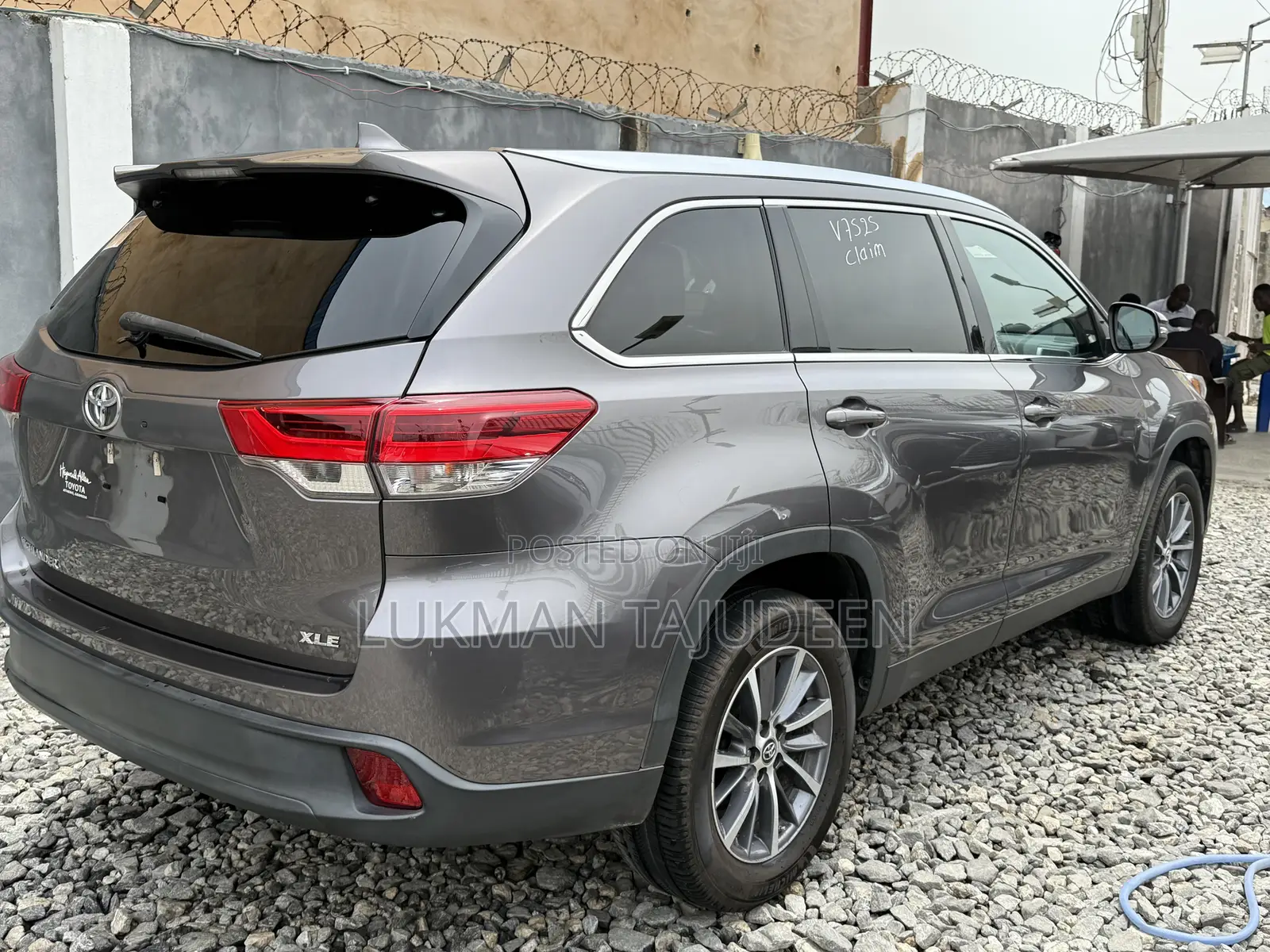 Toyota Highlander XLE 2019 Gray