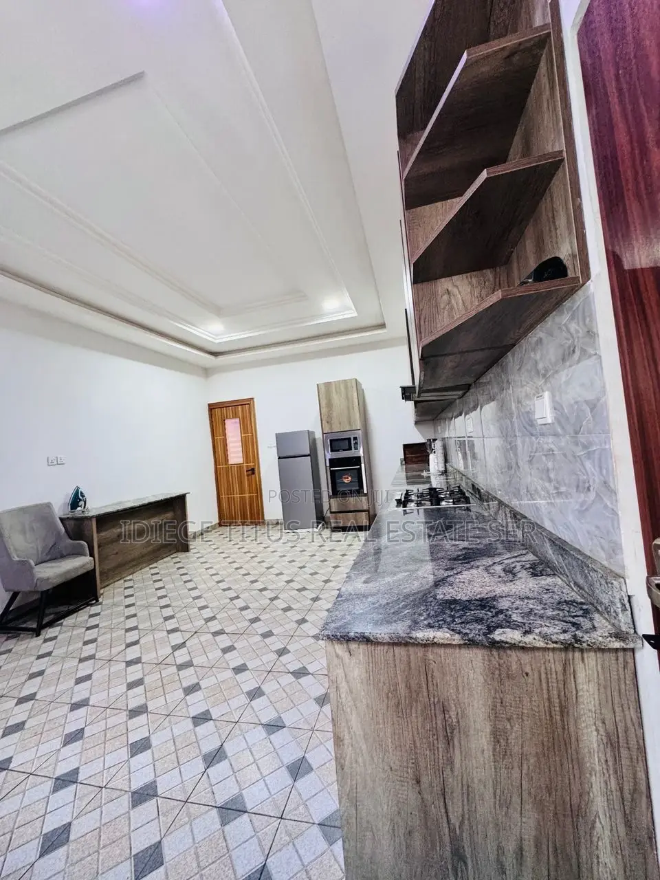 Furnished 2bdrm Block of Flats in By Mobil Filling, Mabushi for sale