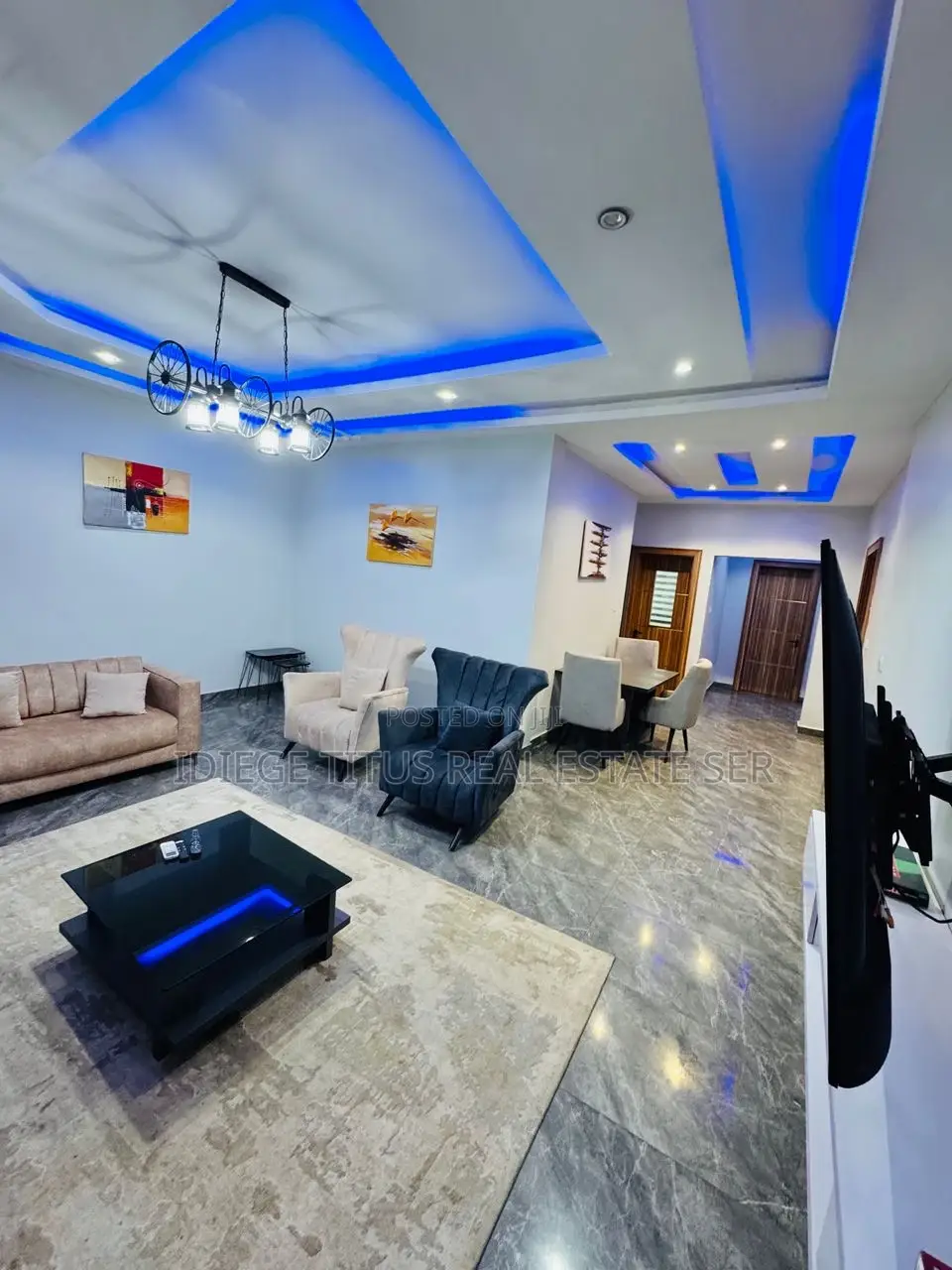 Furnished 2bdrm Block of Flats in By Mobil Filling, Mabushi for sale