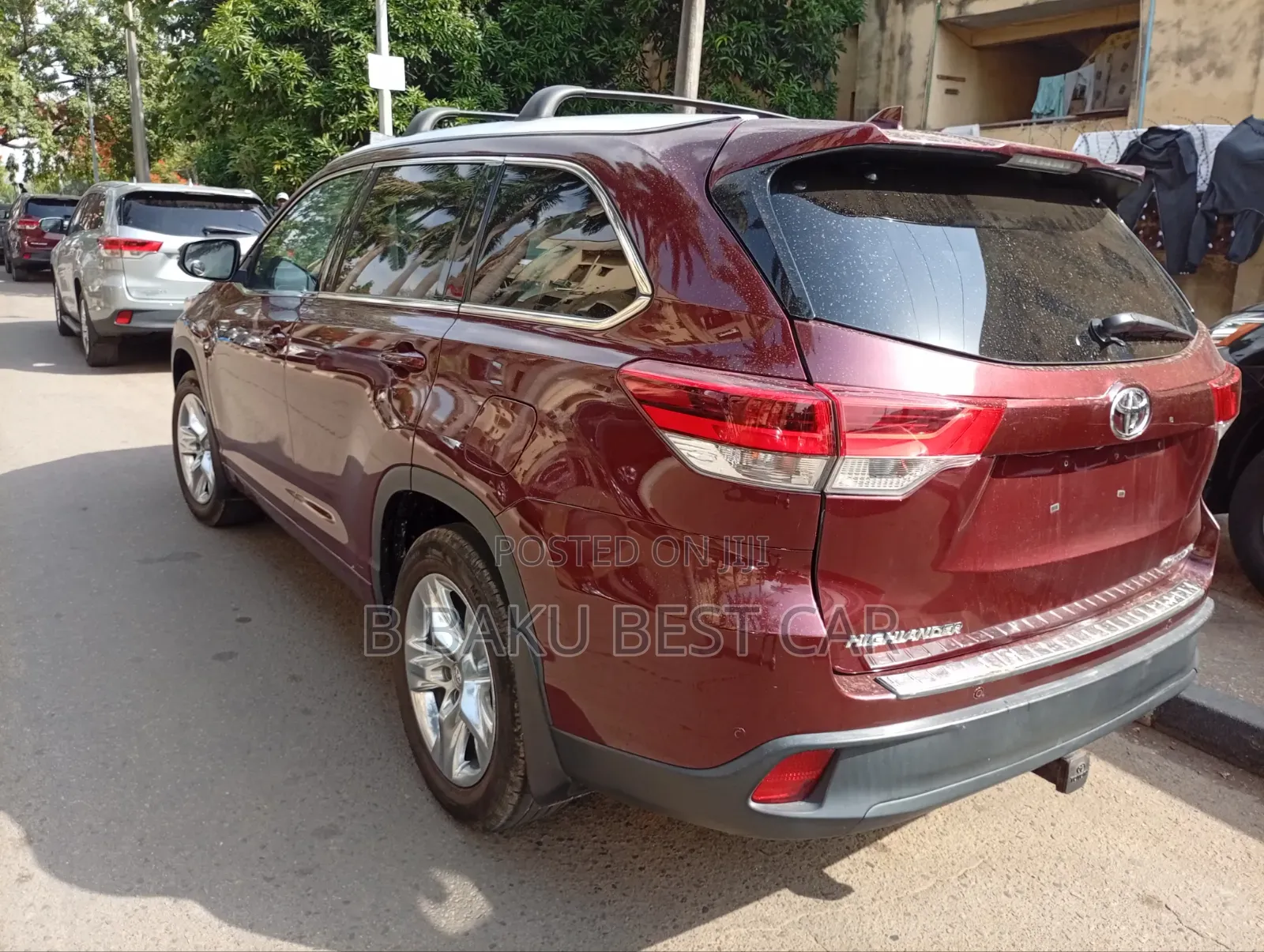 Toyota Highlander Limited 4x4 V6 (3.5L 6cyl 8A) 2018 Maroon
