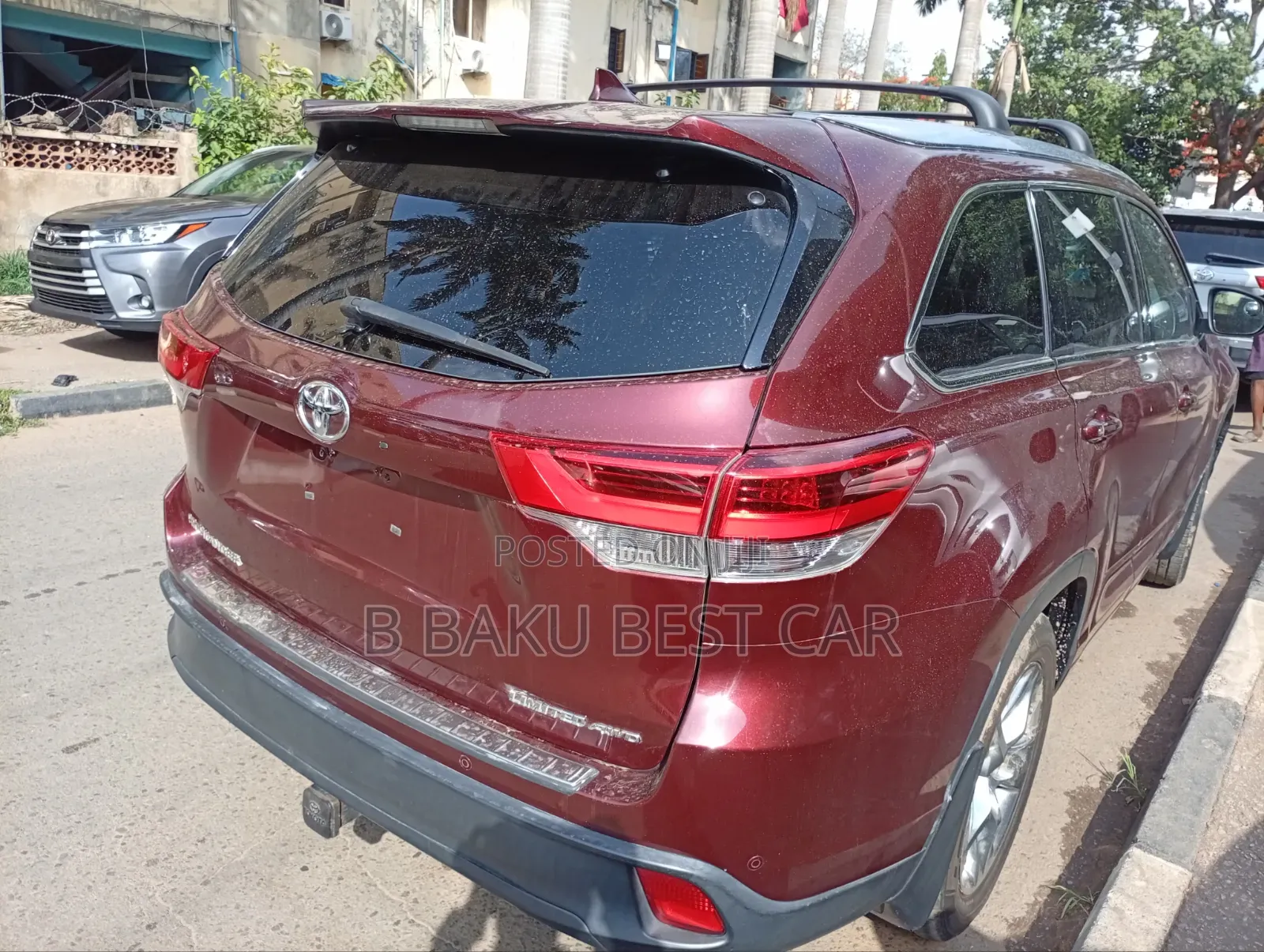 Toyota Highlander Limited 4x4 V6 (3.5L 6cyl 8A) 2018 Maroon