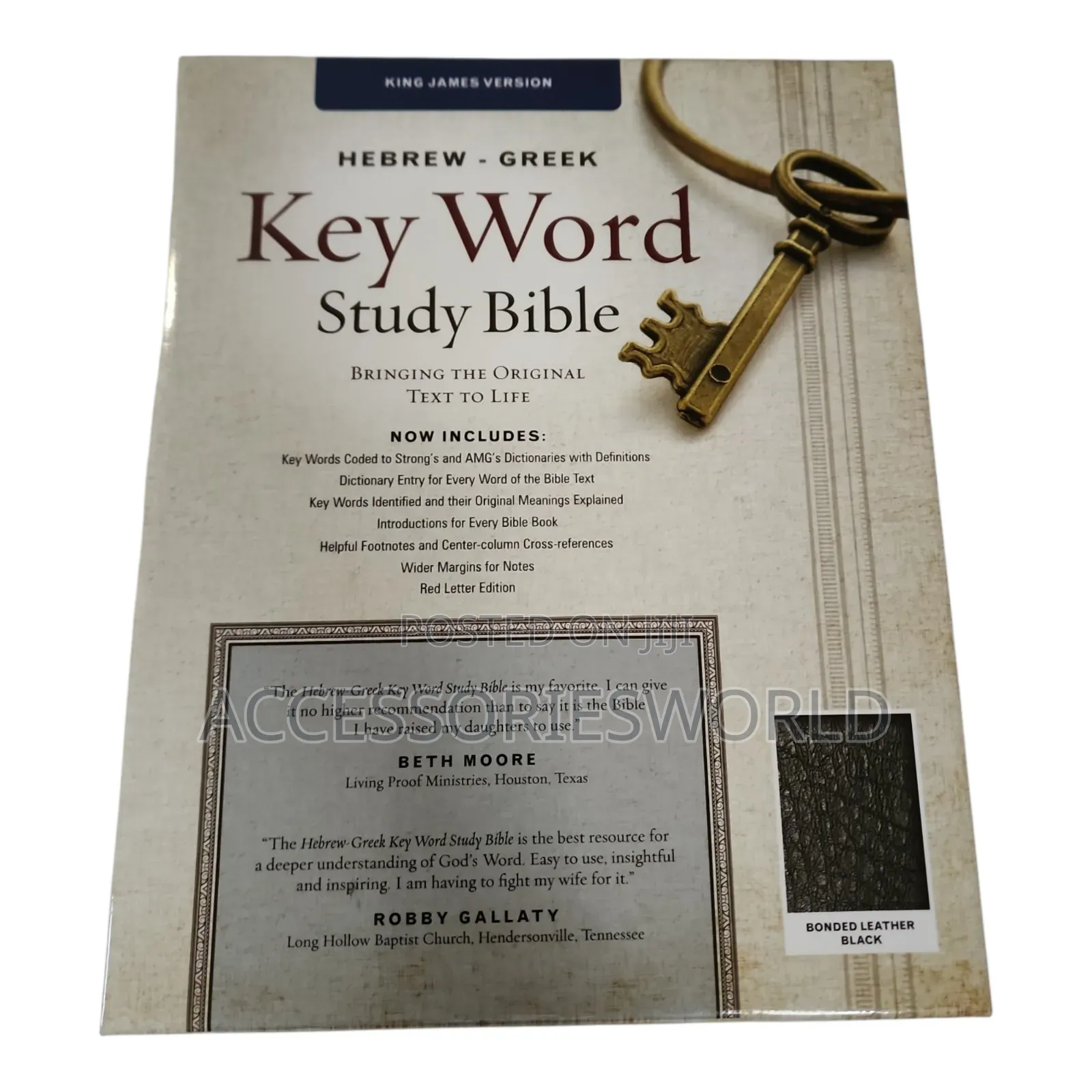KJV Hebrew - Greek Key Word Study Bible Published by Amg Publishers