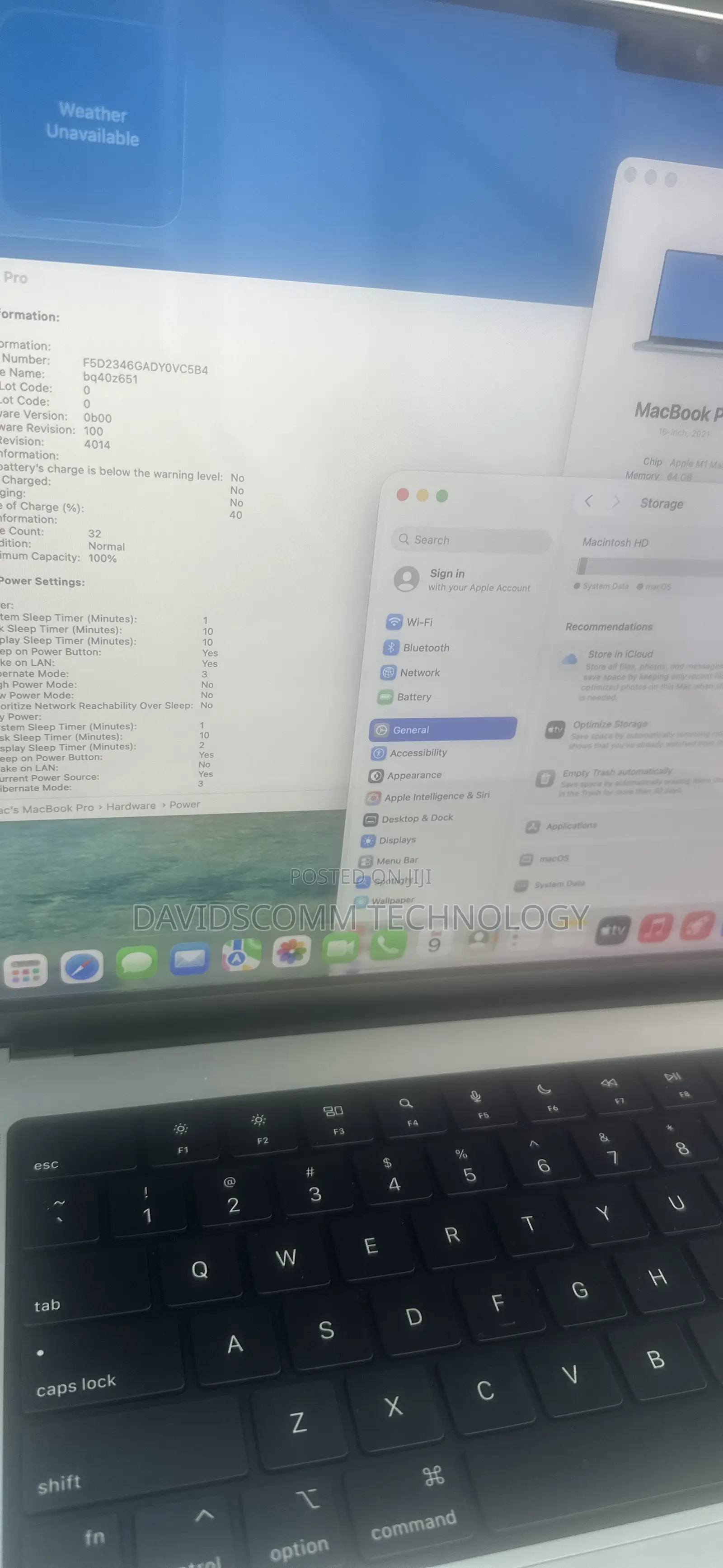 Laptop Apple MacBook Pro 2021 M1 64GB Apple M1 Max SSD 1T