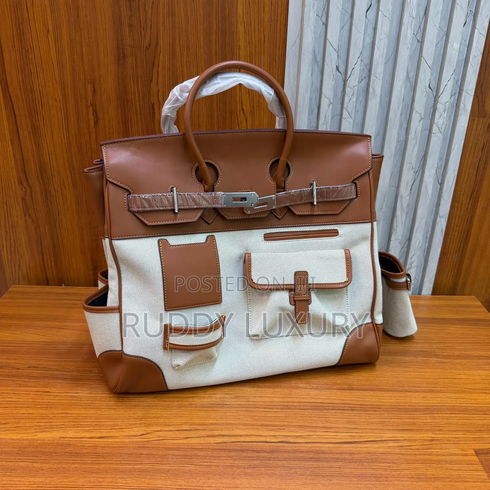 Designer Tote 40cm Genuine Leather Bag