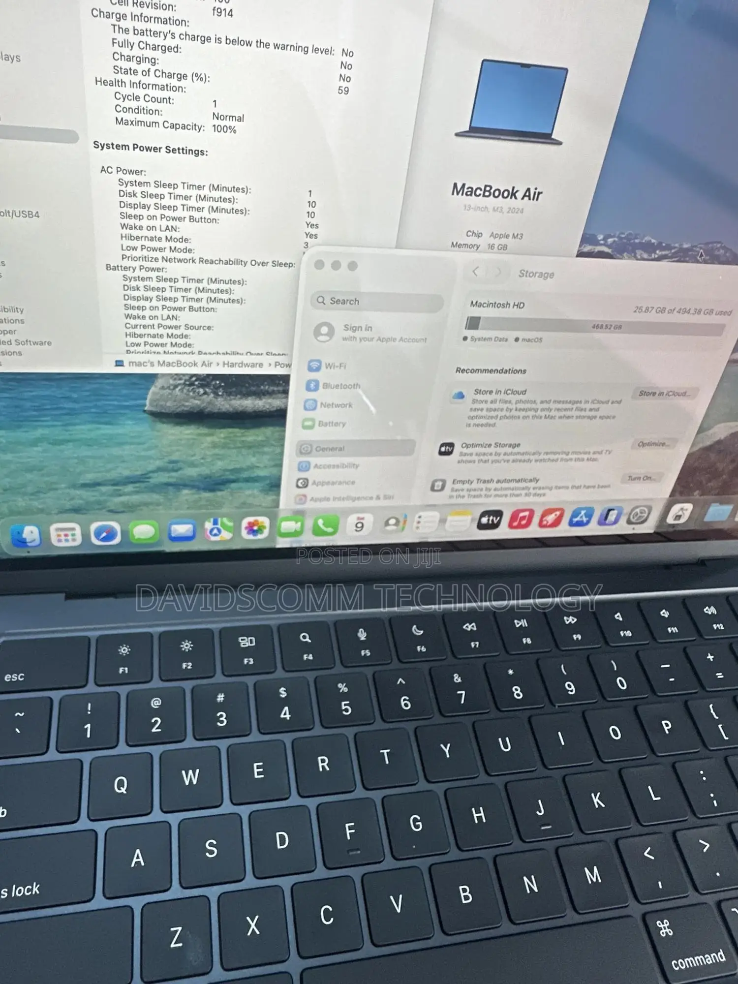 Laptop Apple MacBook Air 2024 M3 13-inch 16GB Apple M3 SSD 512GB