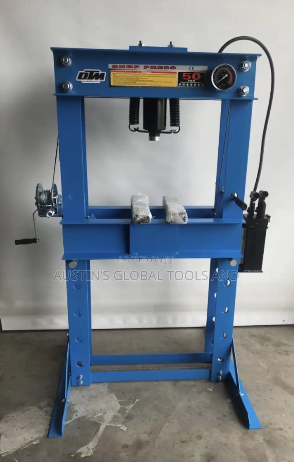 50-Ton Hydraulic Shop Press