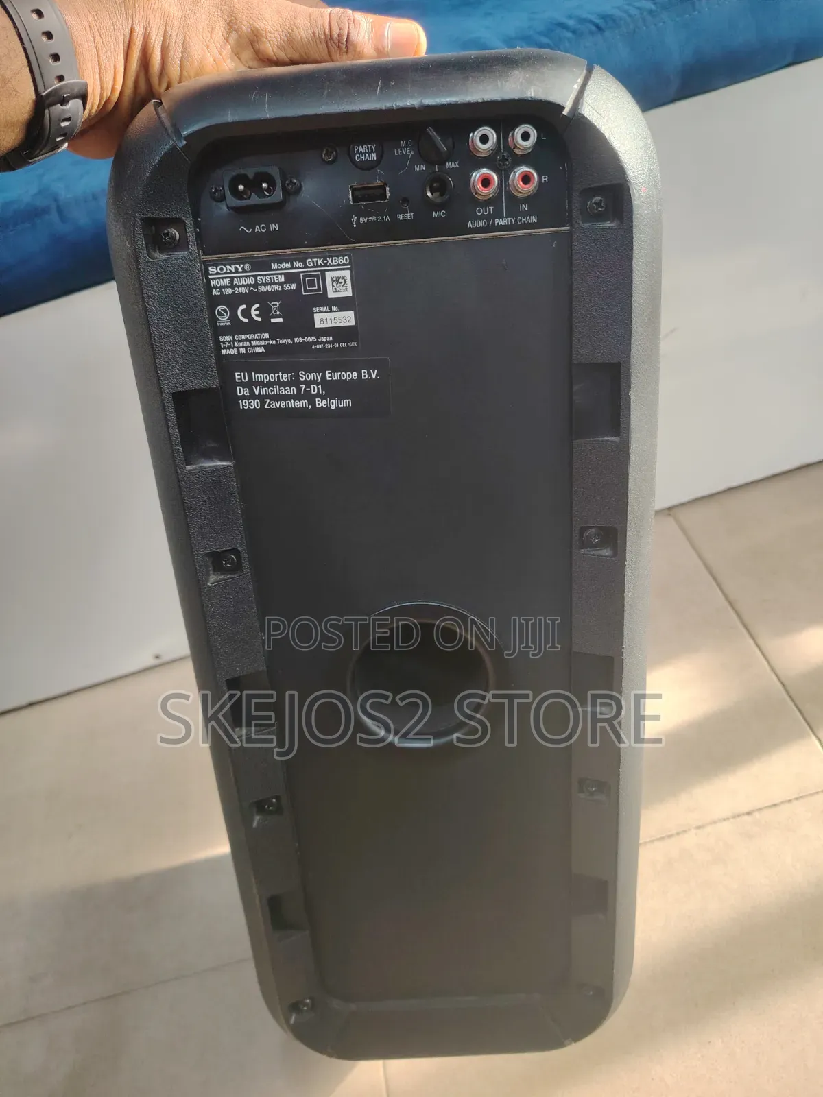 Sony GTK-Xb60 High Power Party Speaker