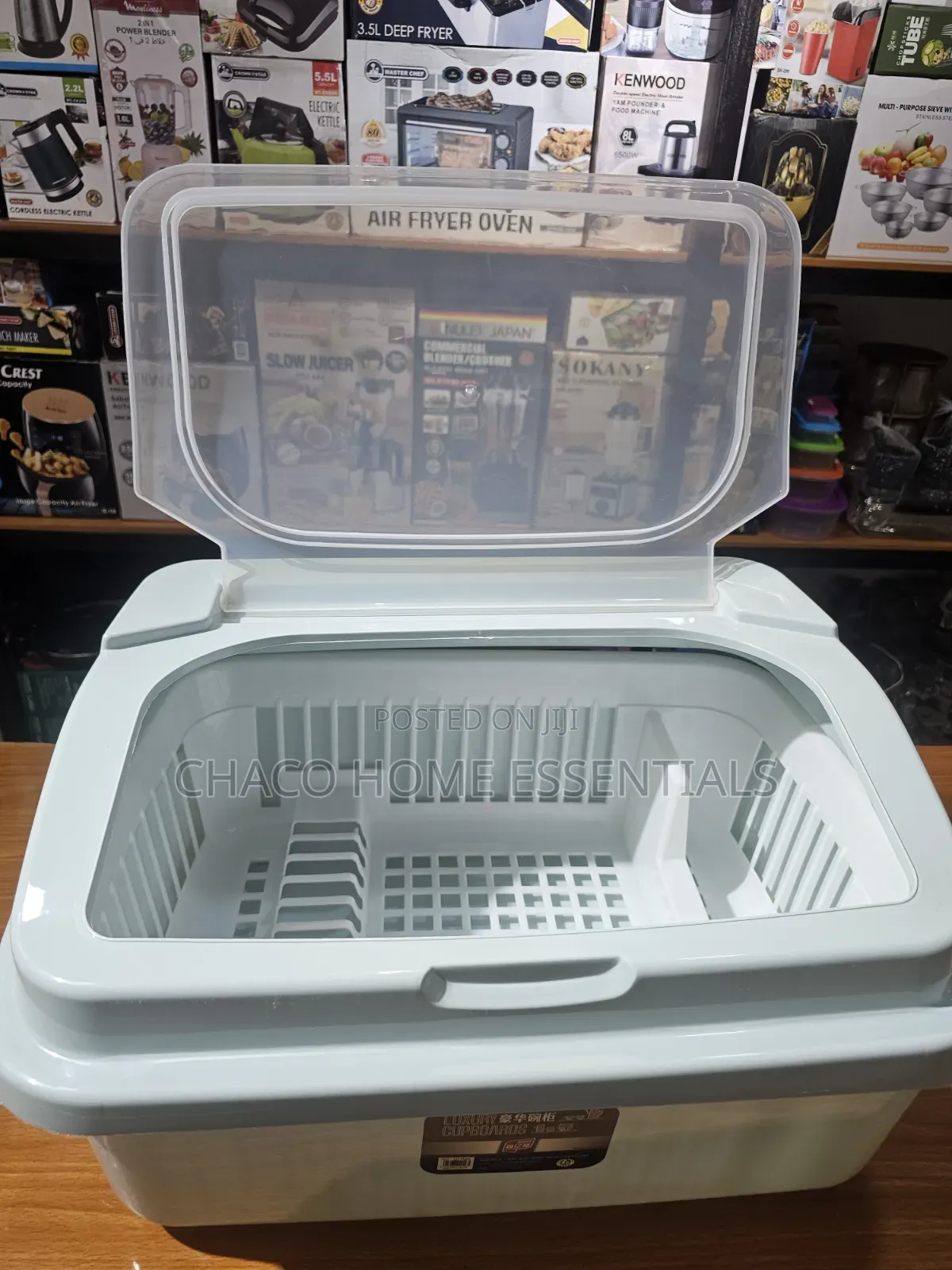 Dish / Plate Rack With Lid/Cover