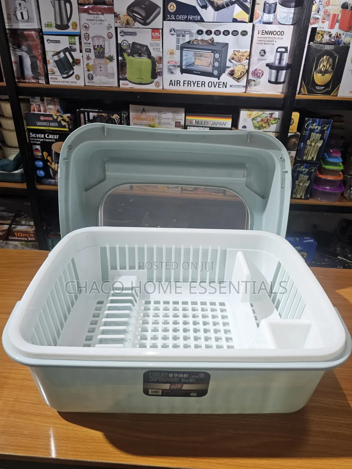 Dish / Plate Rack With Lid/Cover