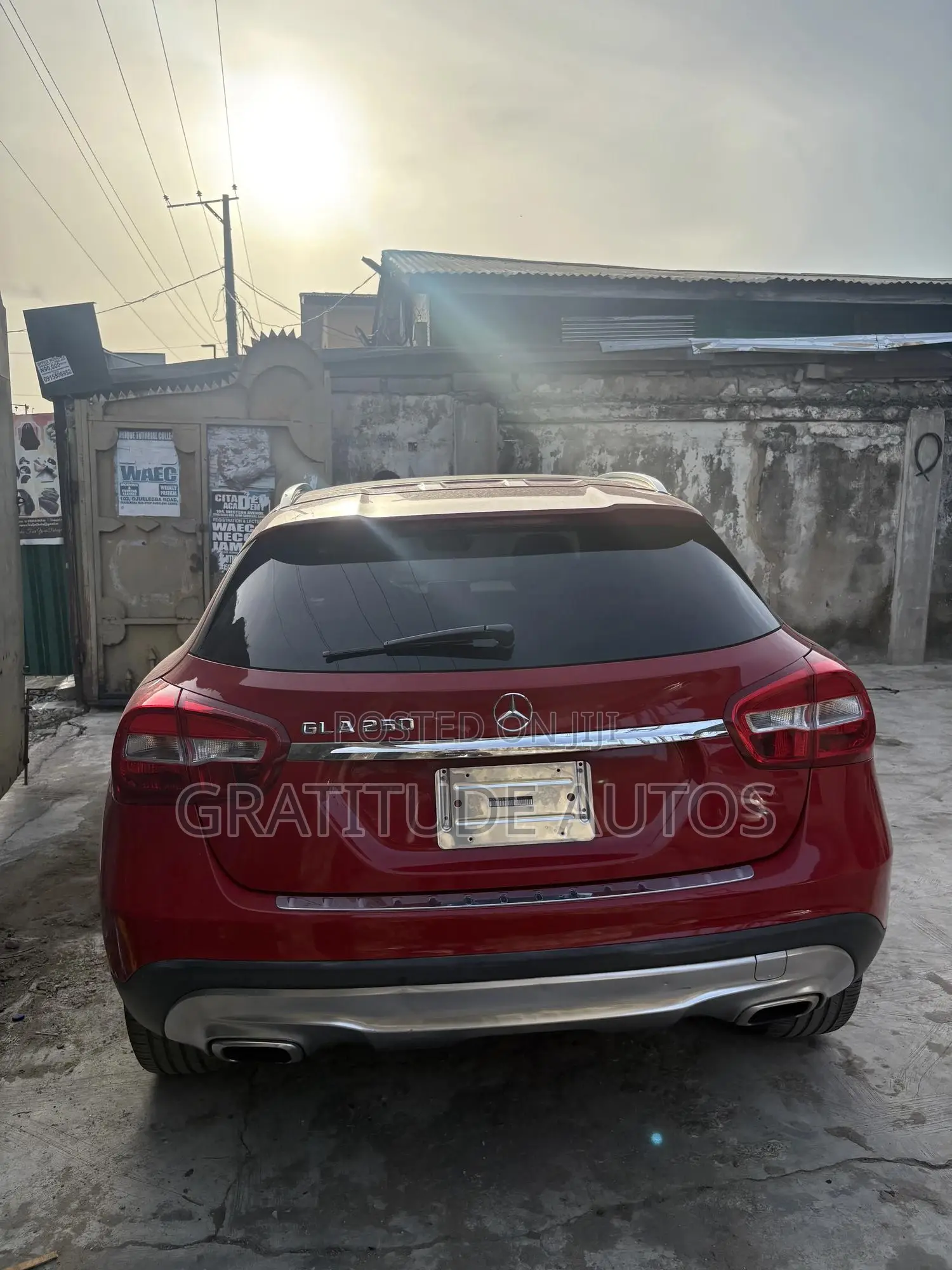 Mercedes-Benz GLA 250 2015 Red
