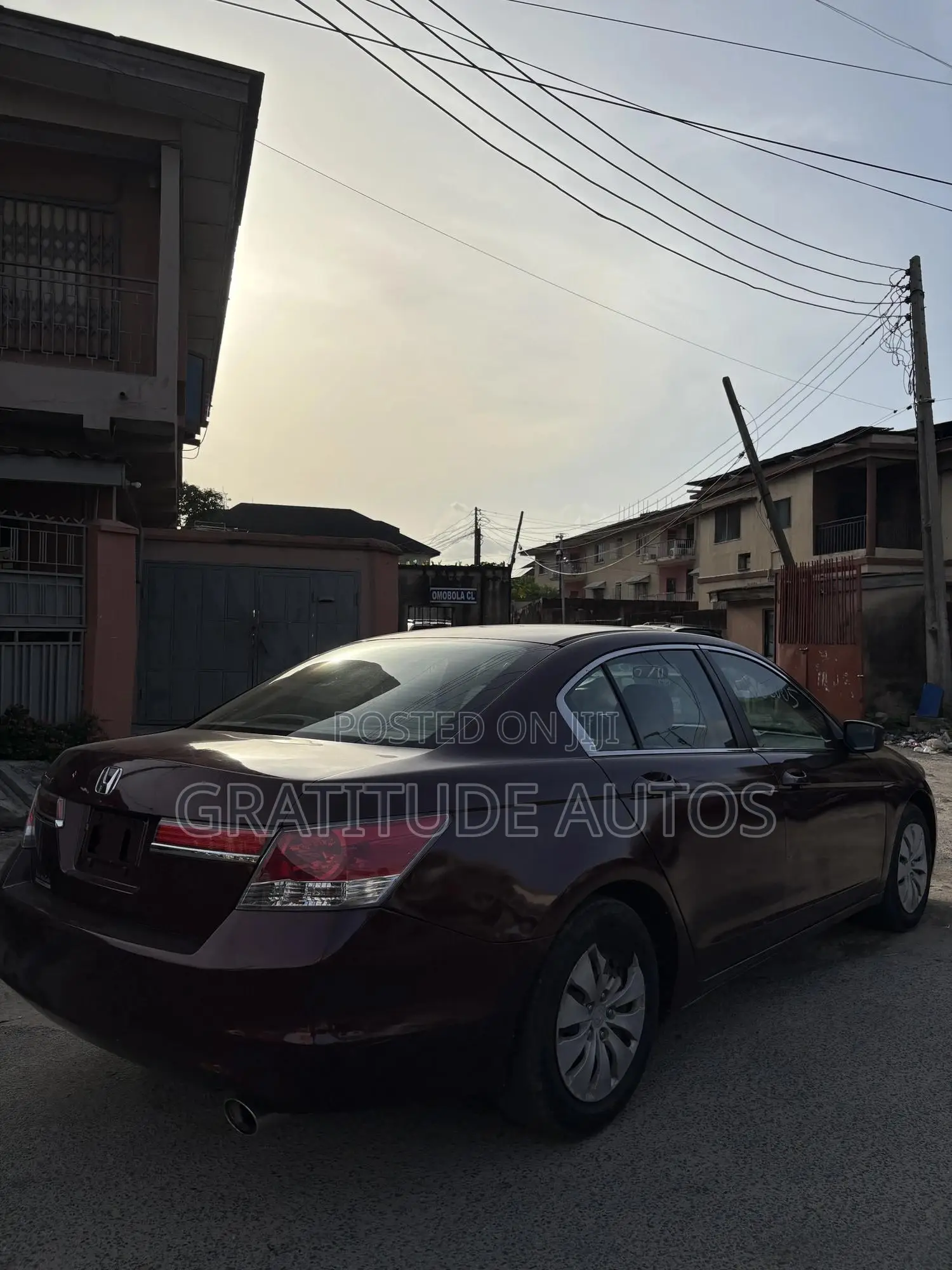 Honda Accord 2012 Burgundy