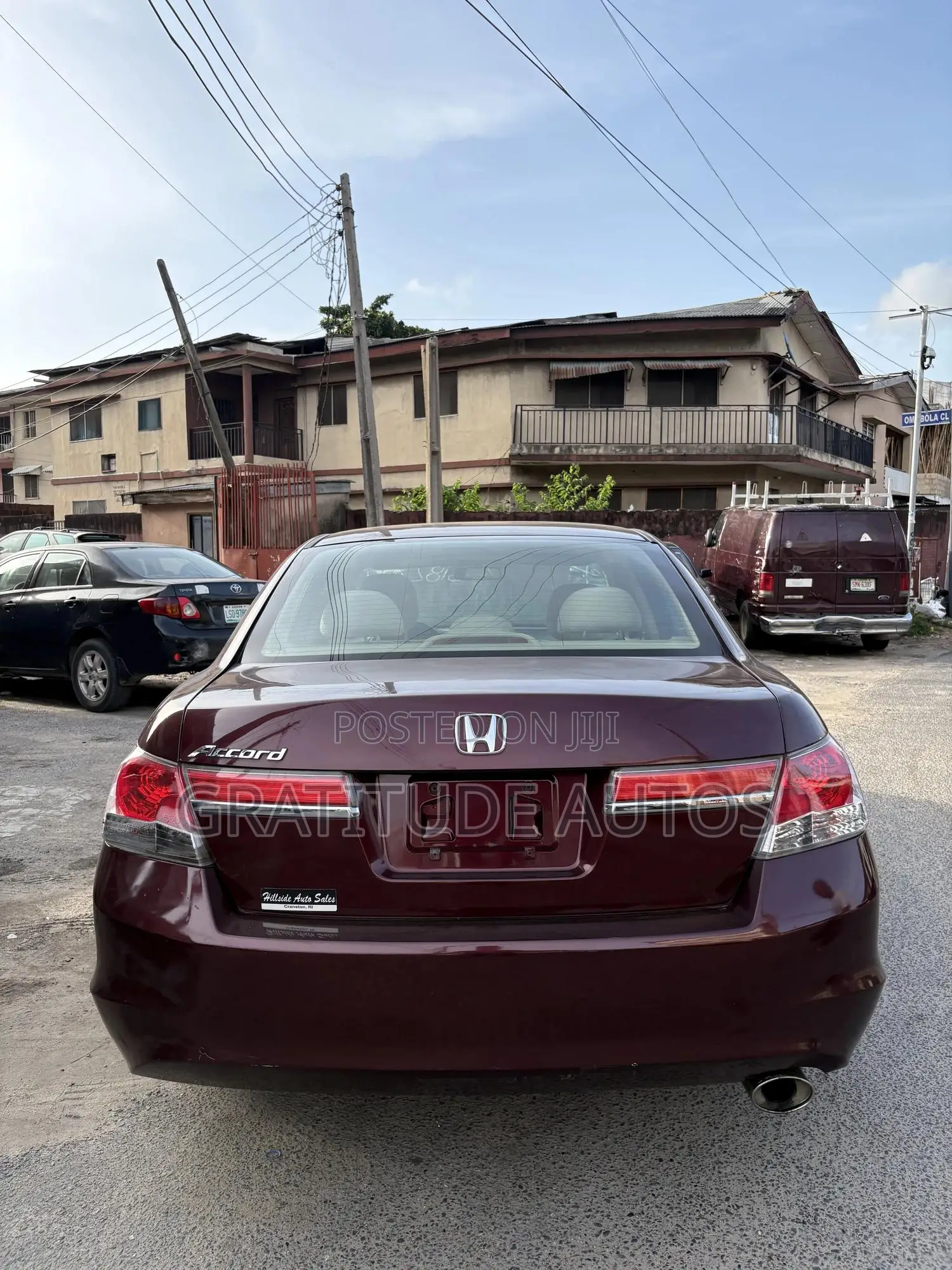 Honda Accord 2012 Burgundy