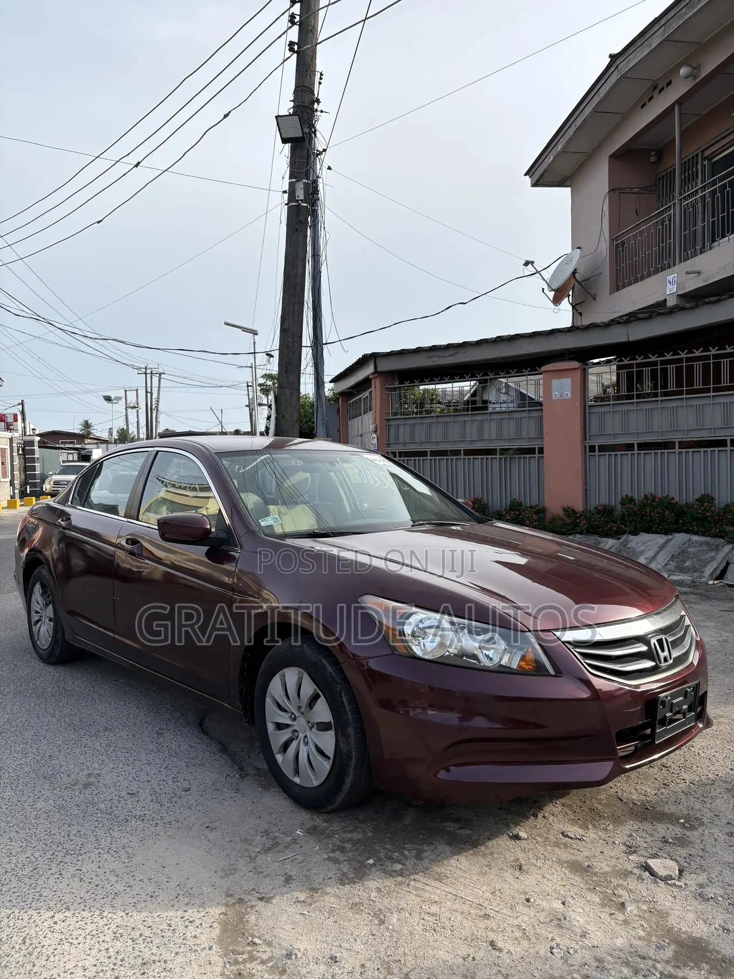 Honda Accord 2012 Burgundy