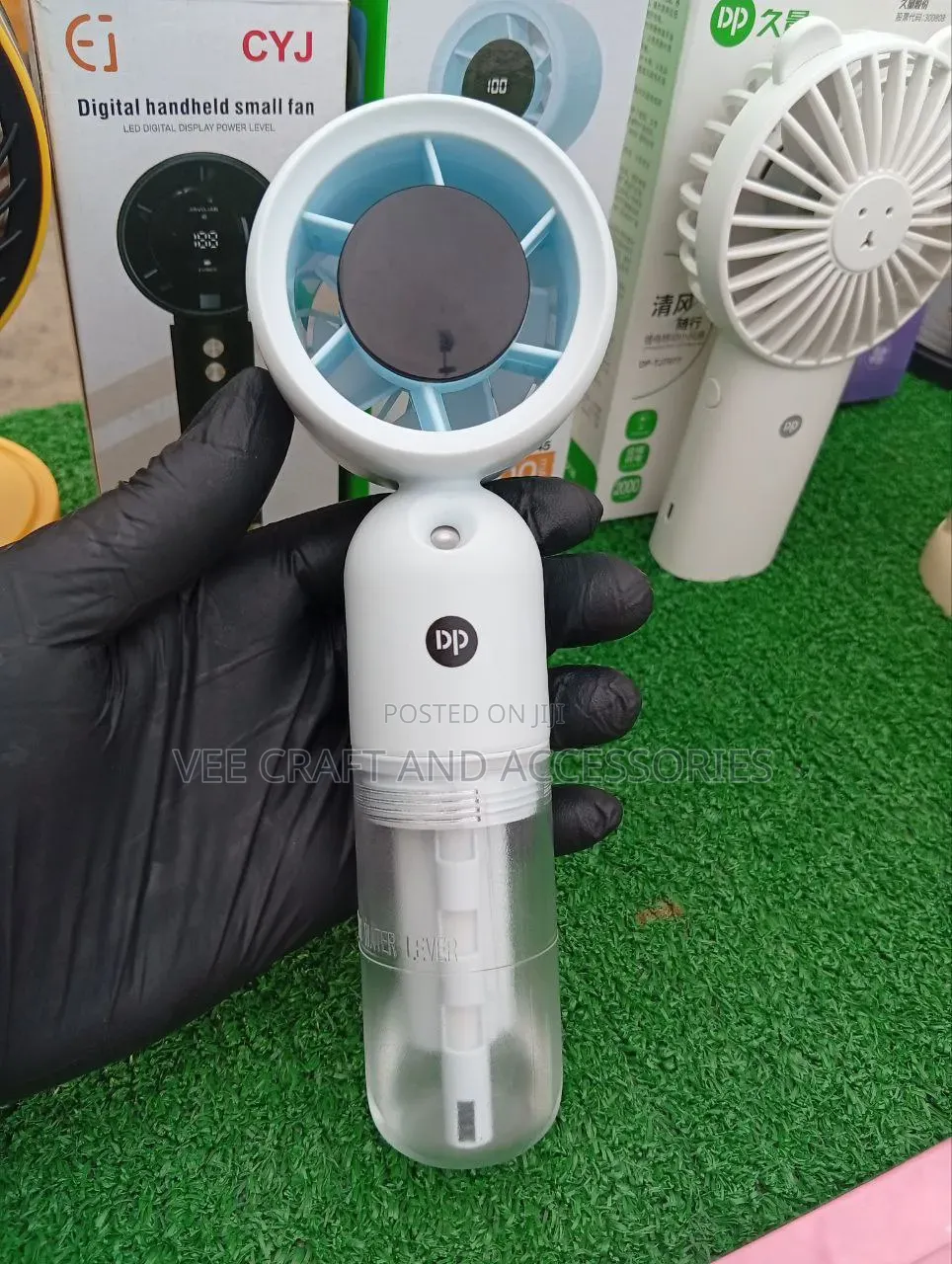 Dp-7645 3000mah Handheld High Speed Mist Fan