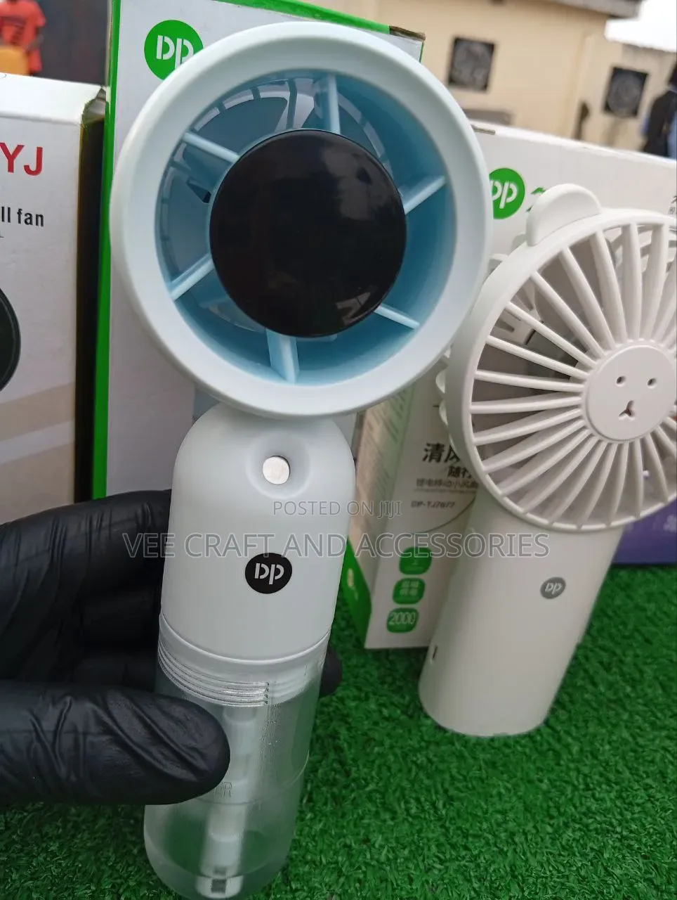 Dp-7645 3000mah Handheld High Speed Mist Fan