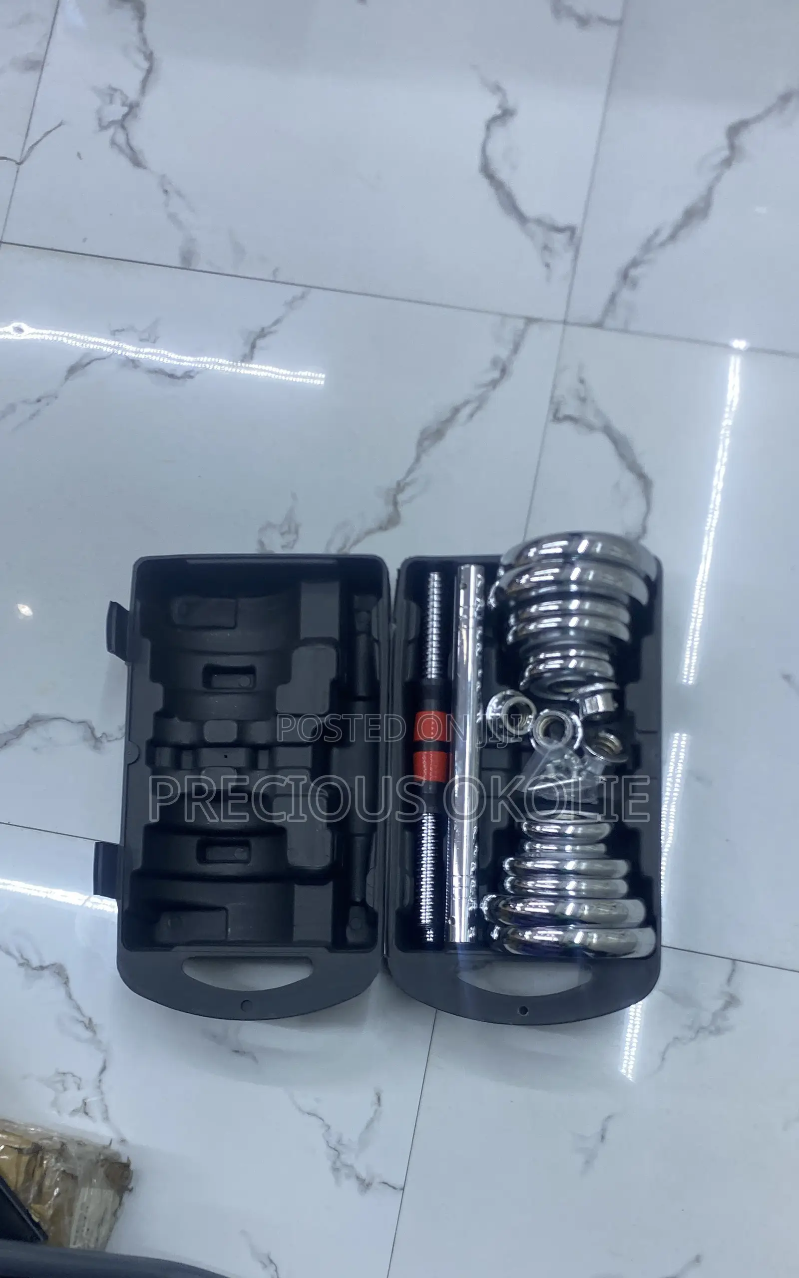20kg Chrome Extension Dumbbell Set