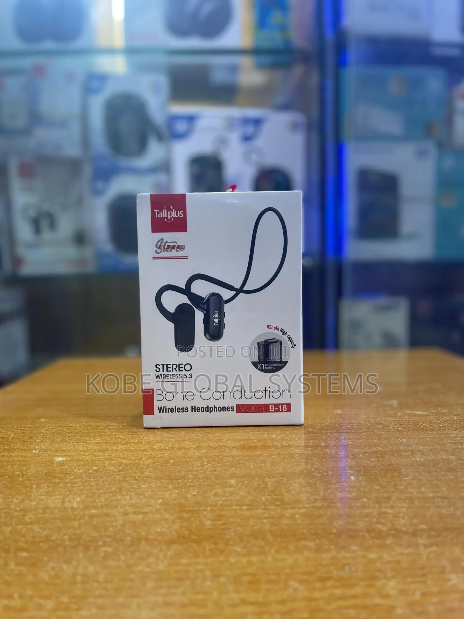 Tall Plusb-18 Bone Conduction Stereo Wireless Headphones